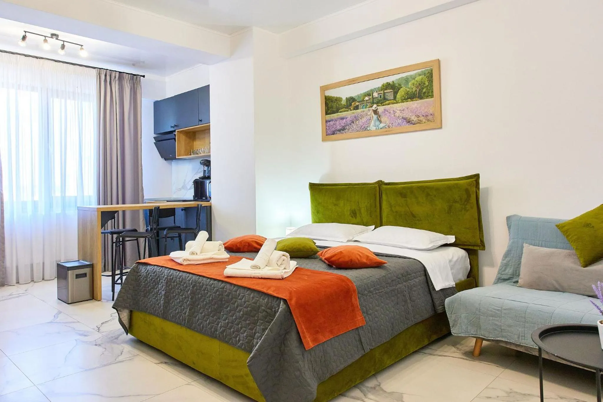 Bed in Apartamente by R S