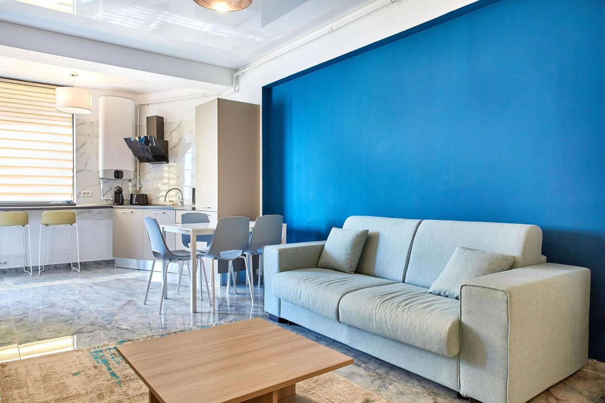 Kitchen or kitchenette in Apartamente by R S