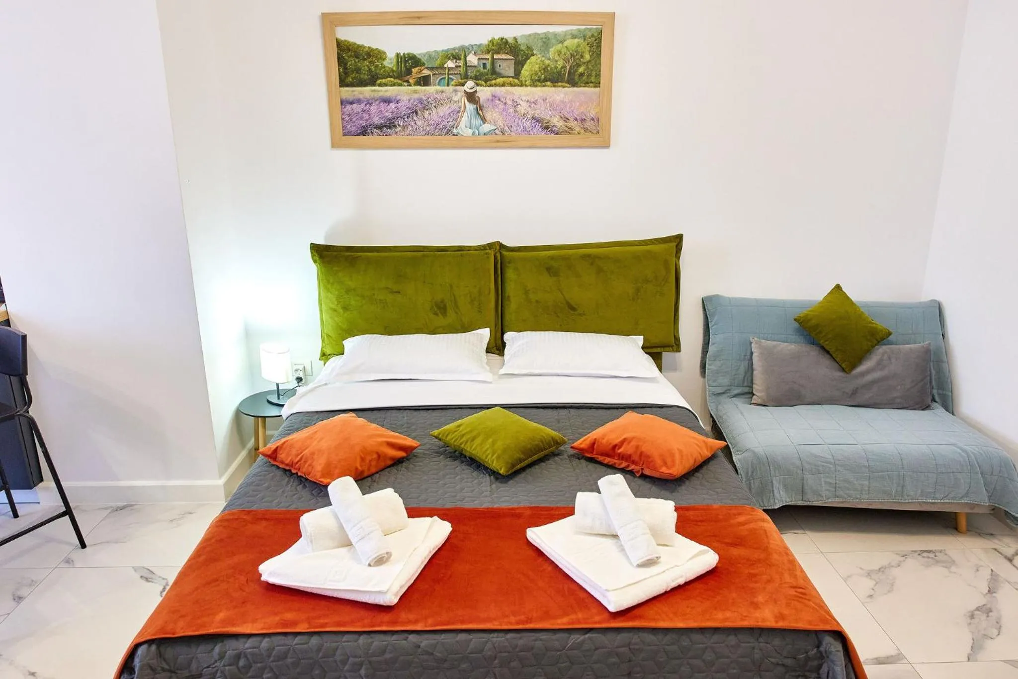 Bed in Apartamente by R S