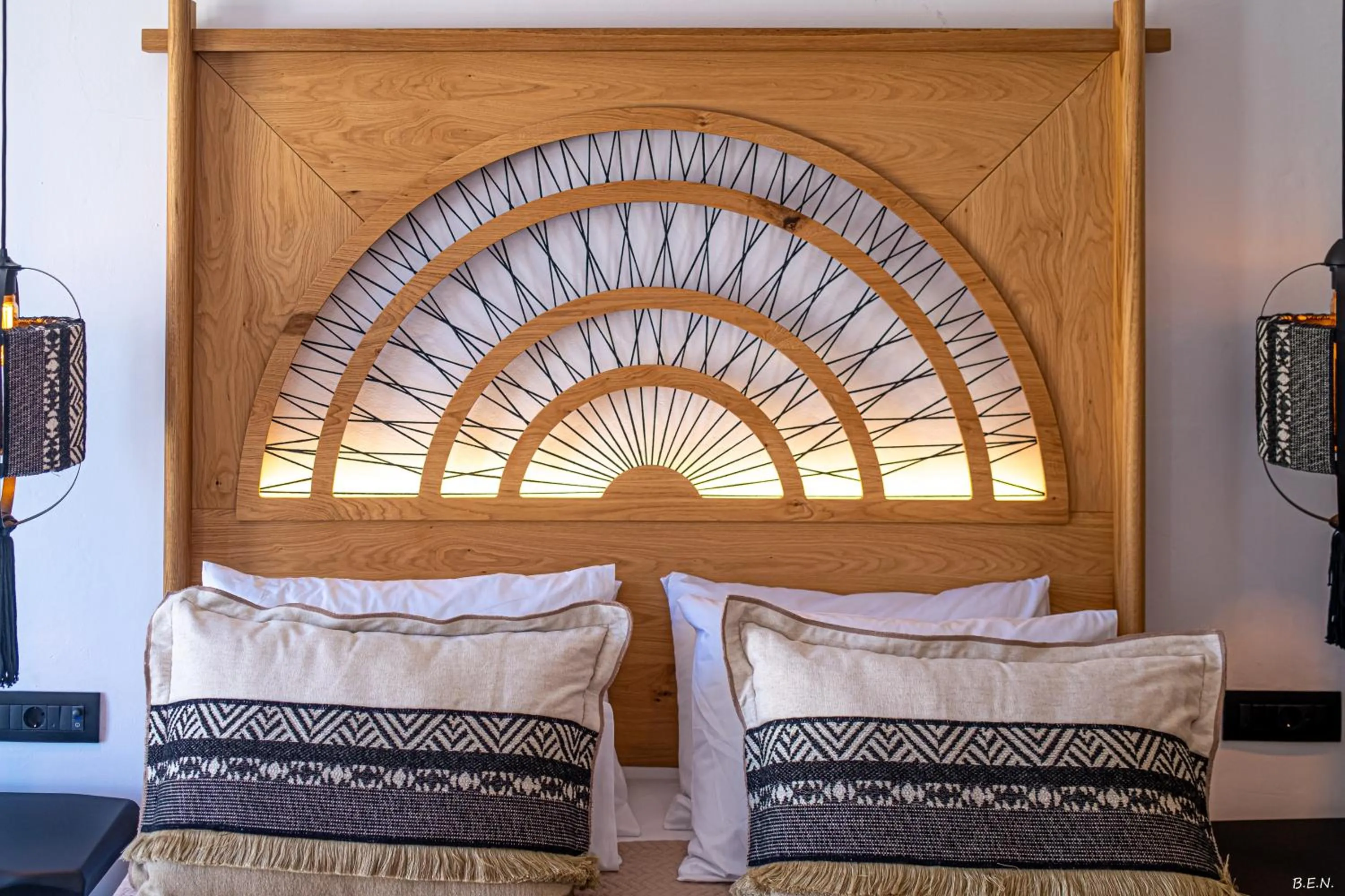 Bed in Le Palme Mykonos