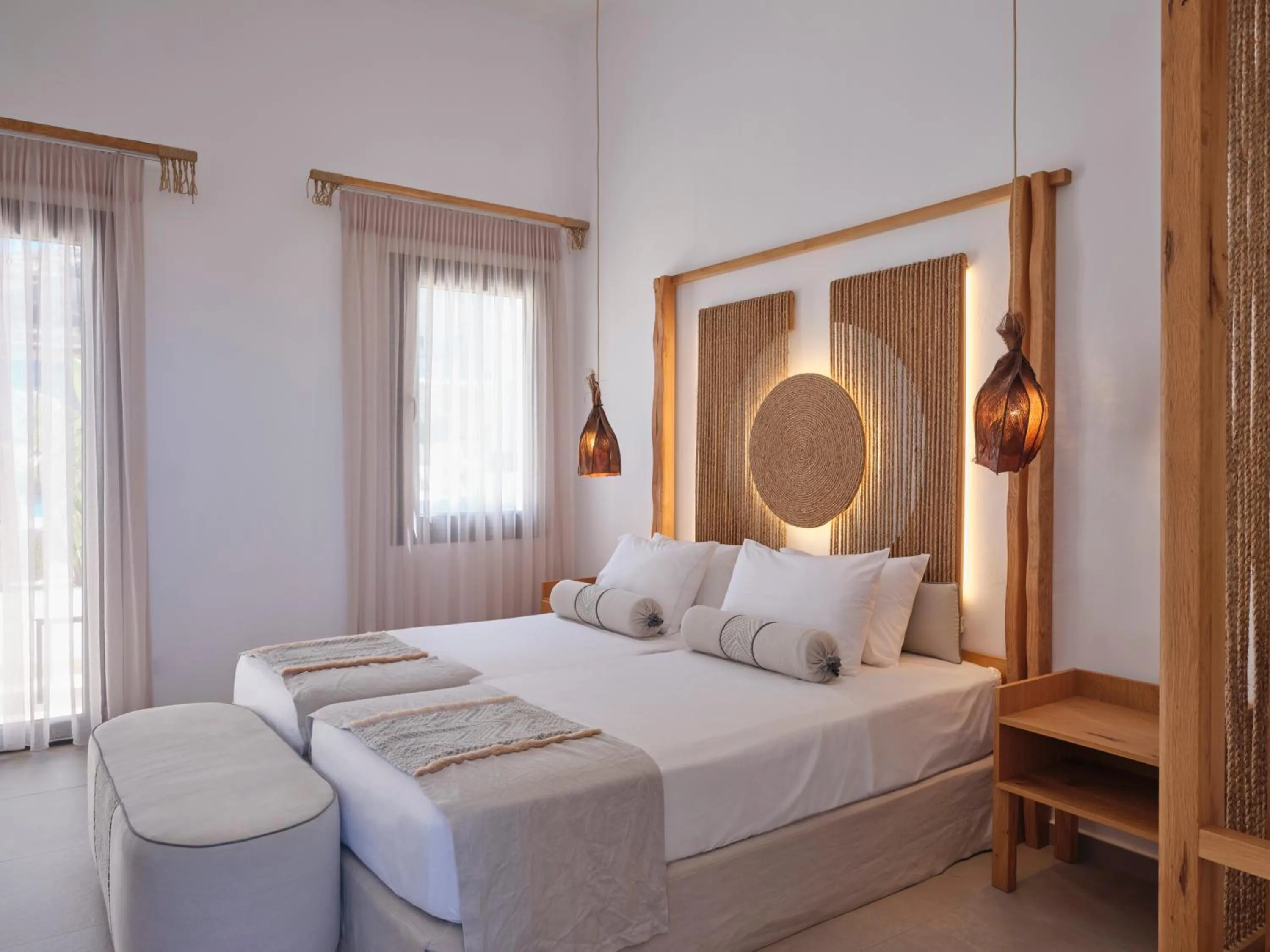 Bed in Le Palme Mykonos