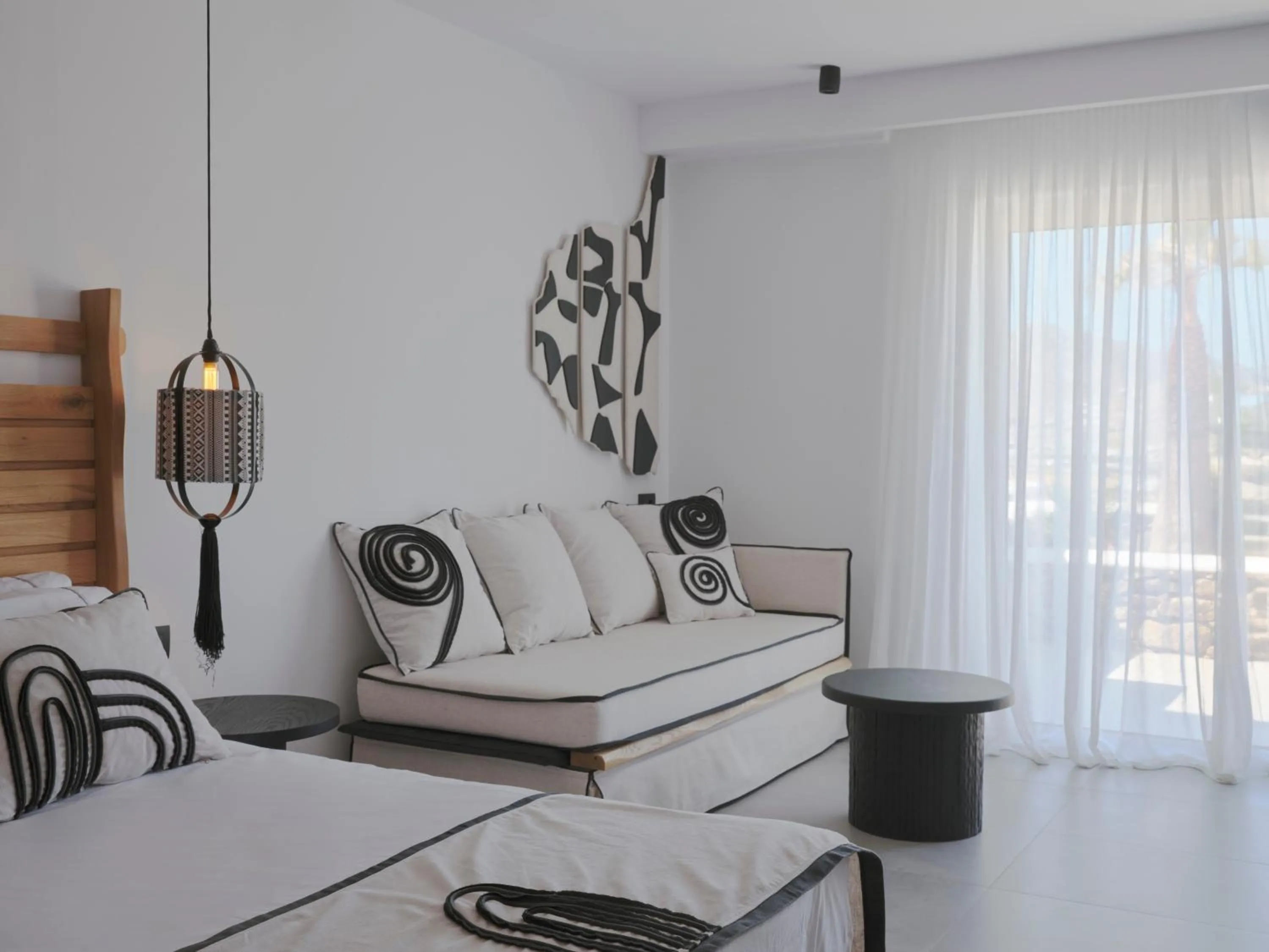 Bed in Le Palme Mykonos