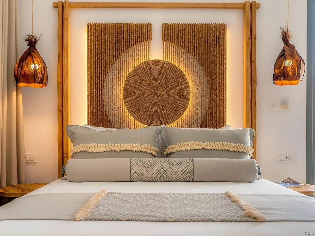 Bed in Le Palme Mykonos