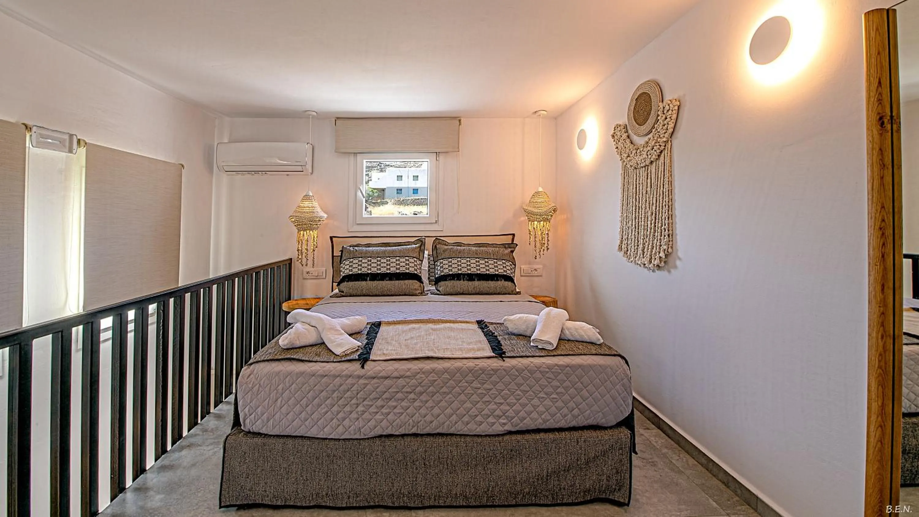 Bed in Le Palme Mykonos