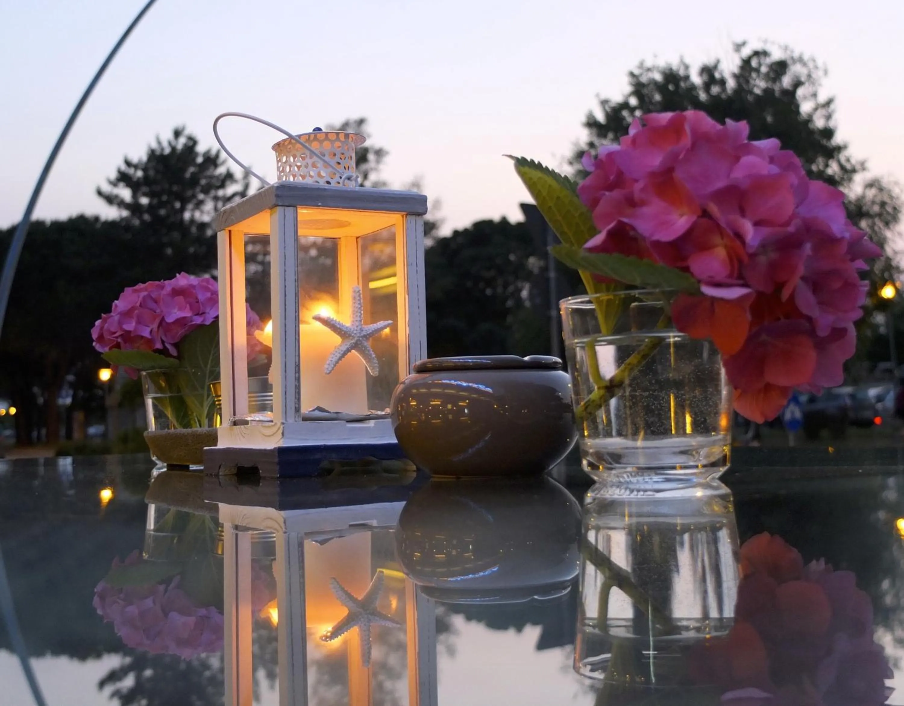 Decorative detail in Alla Pergola