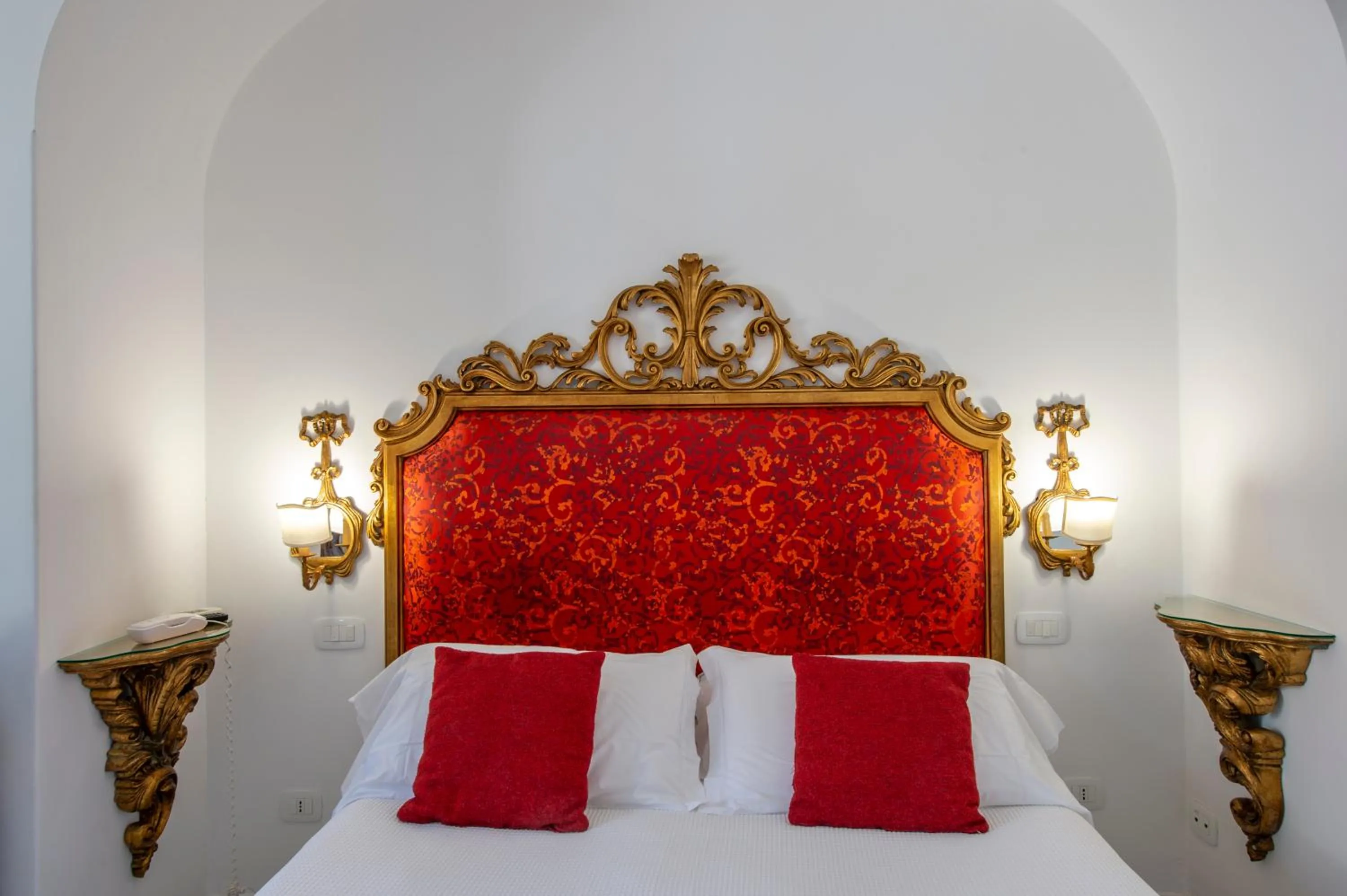 Bed in Hotel Reginella