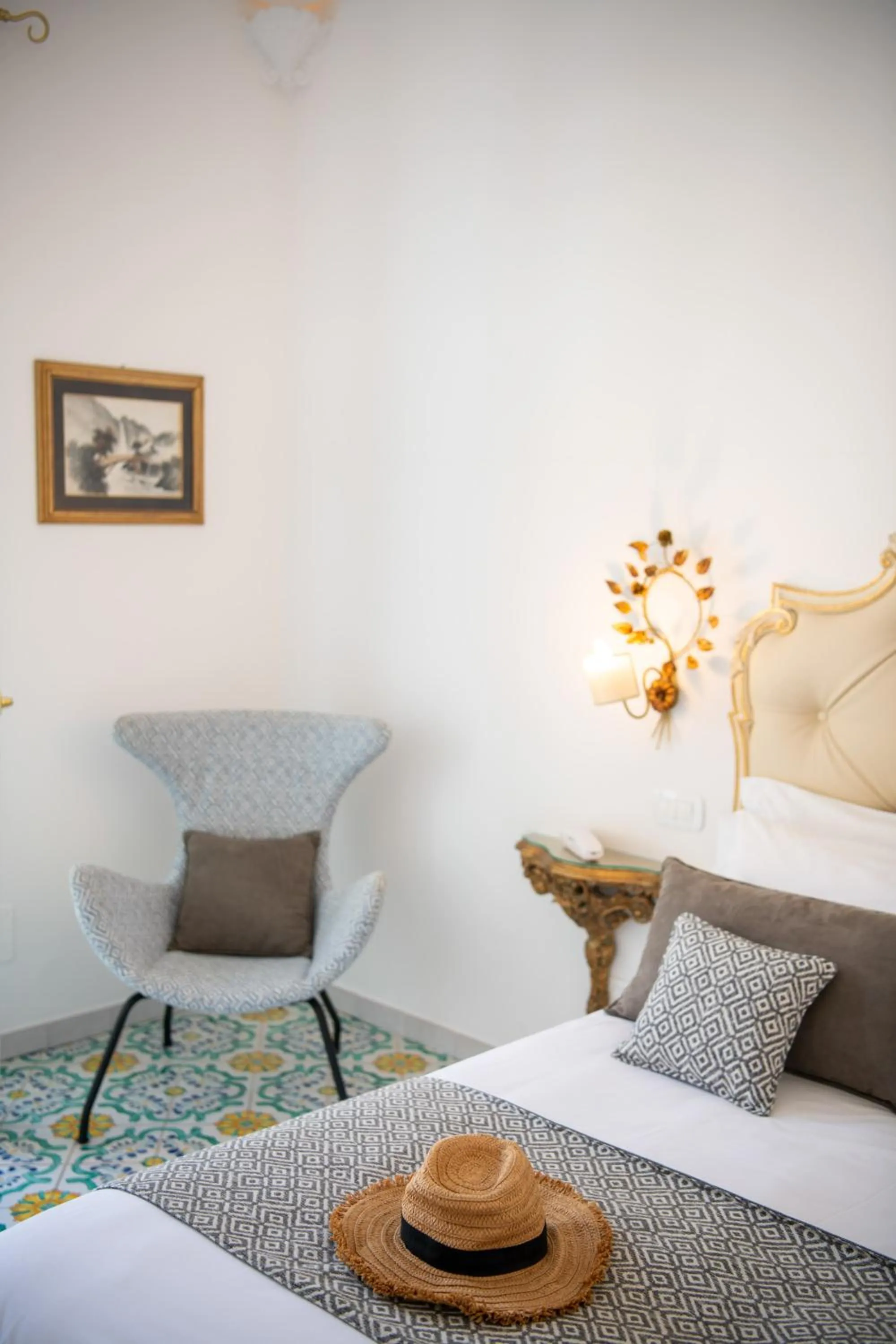 Bed in Hotel Reginella