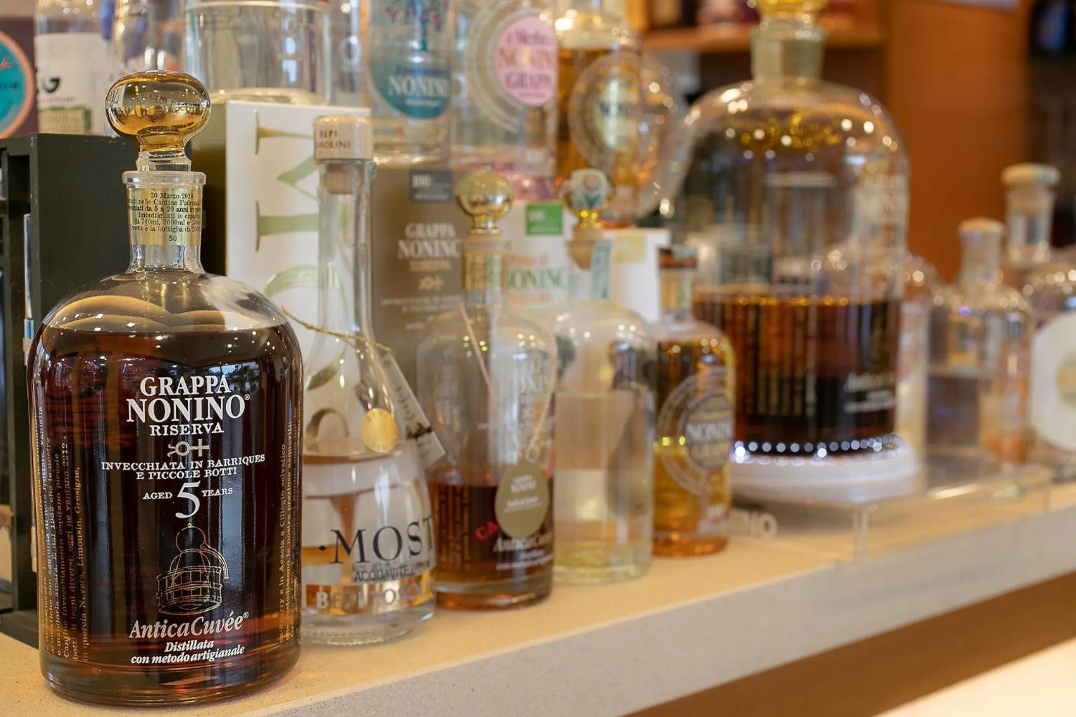 Alcoholic drinks in Hotel Daniele