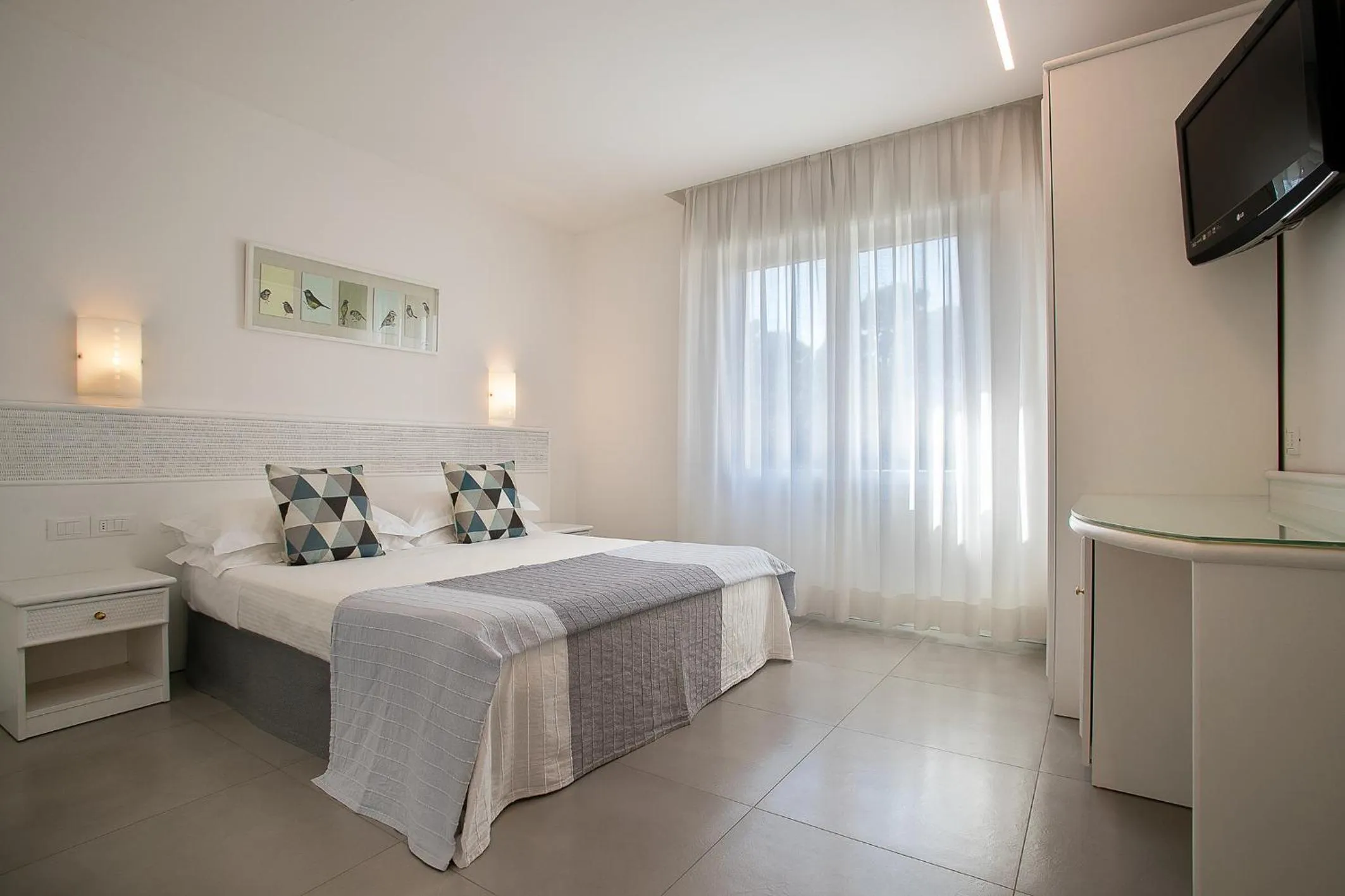 Bed in Hotel Daniele