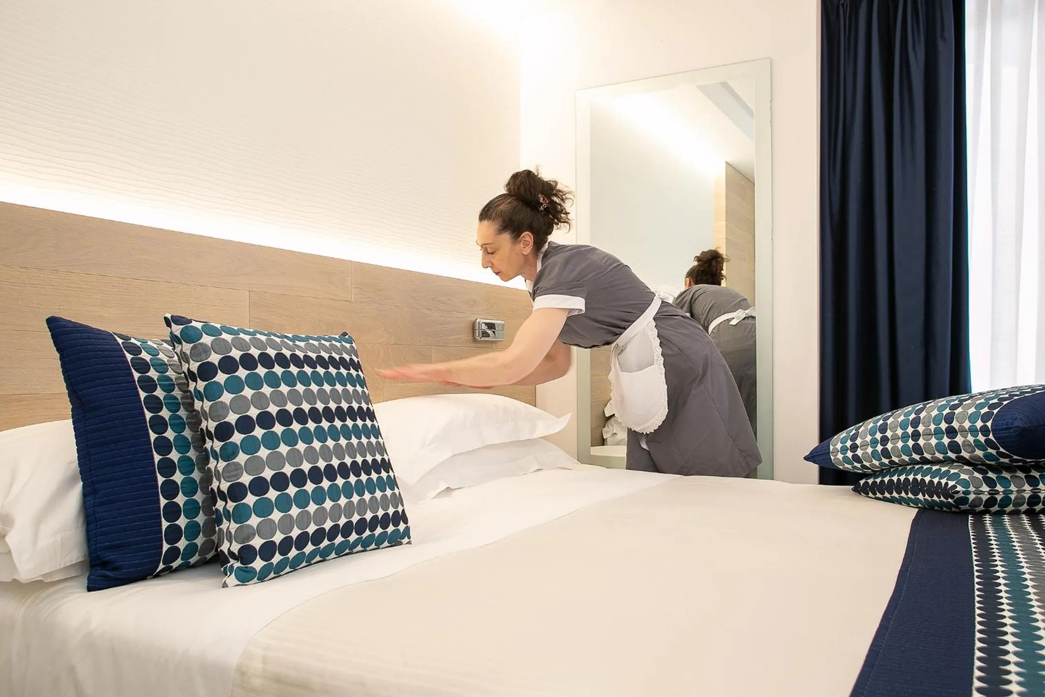 Staff, Bed in Hotel Daniele