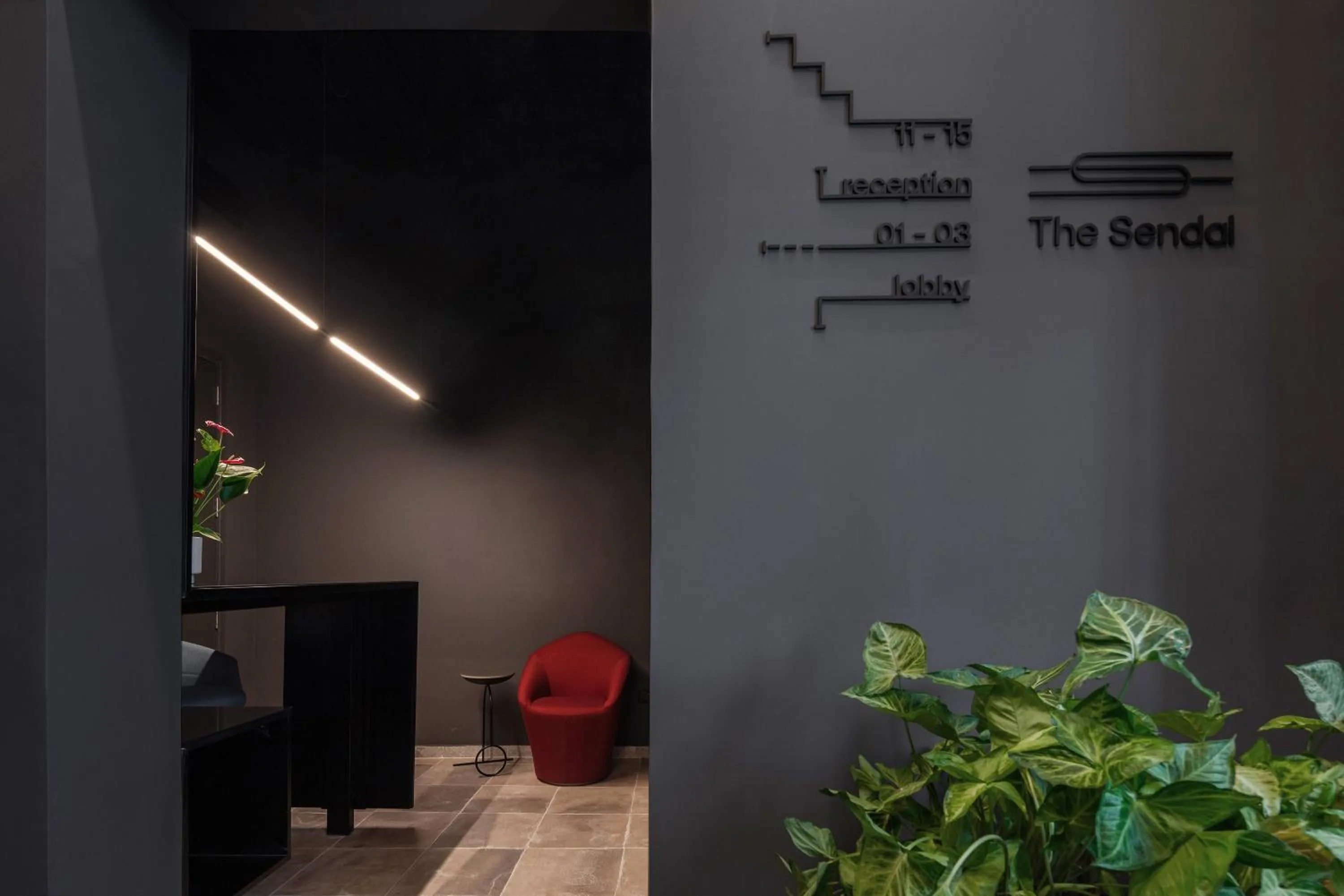 Lobby or reception in The Sendal Boutique Hotel