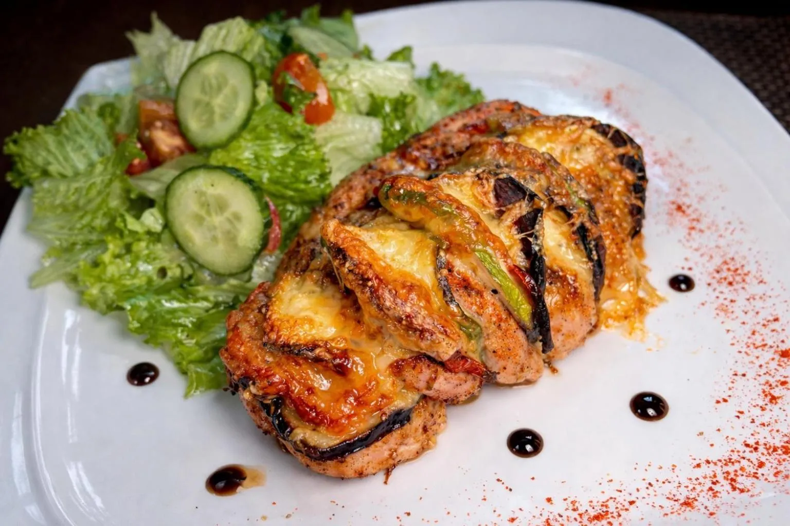 Food close-up in Olympica Hotel