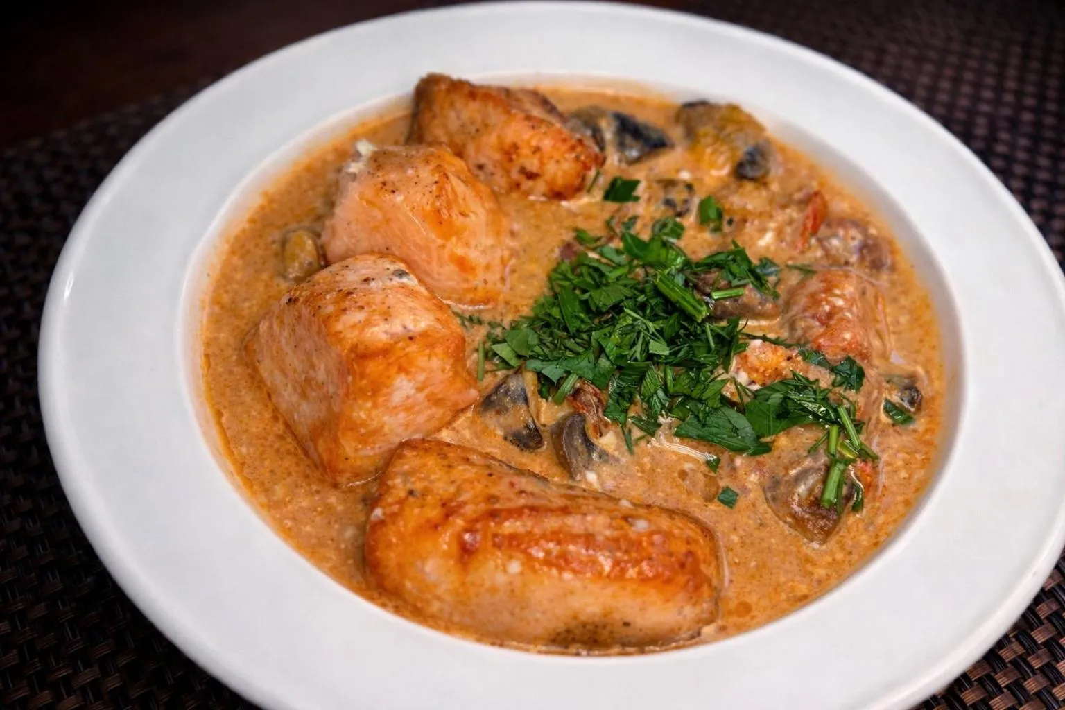 Food close-up in Olympica Hotel