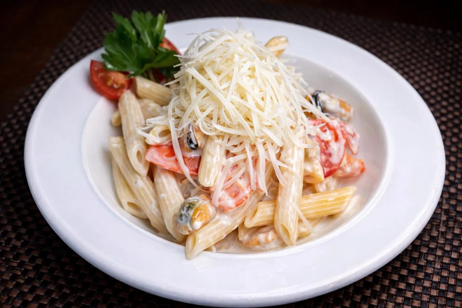 Food close-up in Olympica Hotel