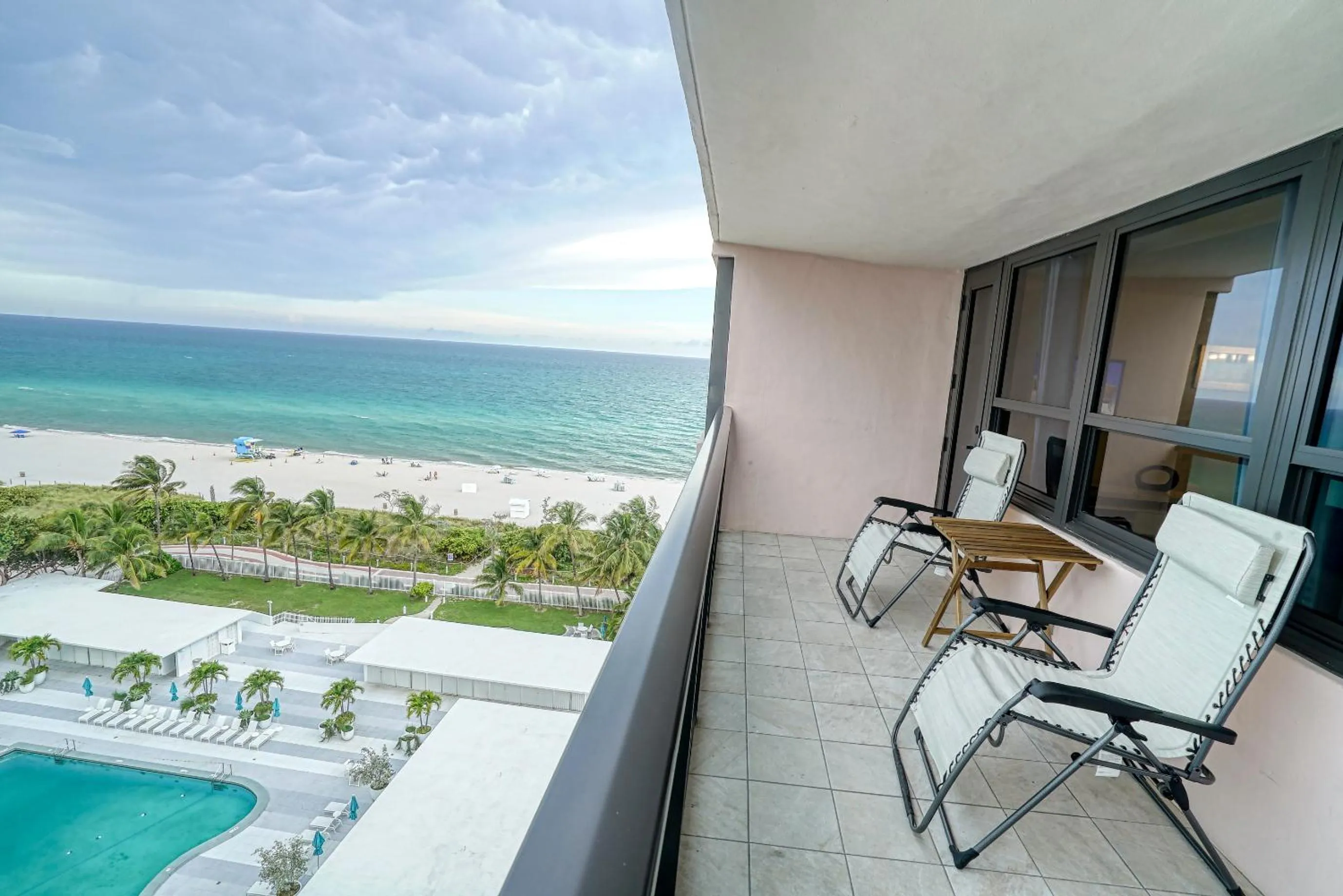 Balcony/Terrace in Deluxe Apartments by South Florida Vacations