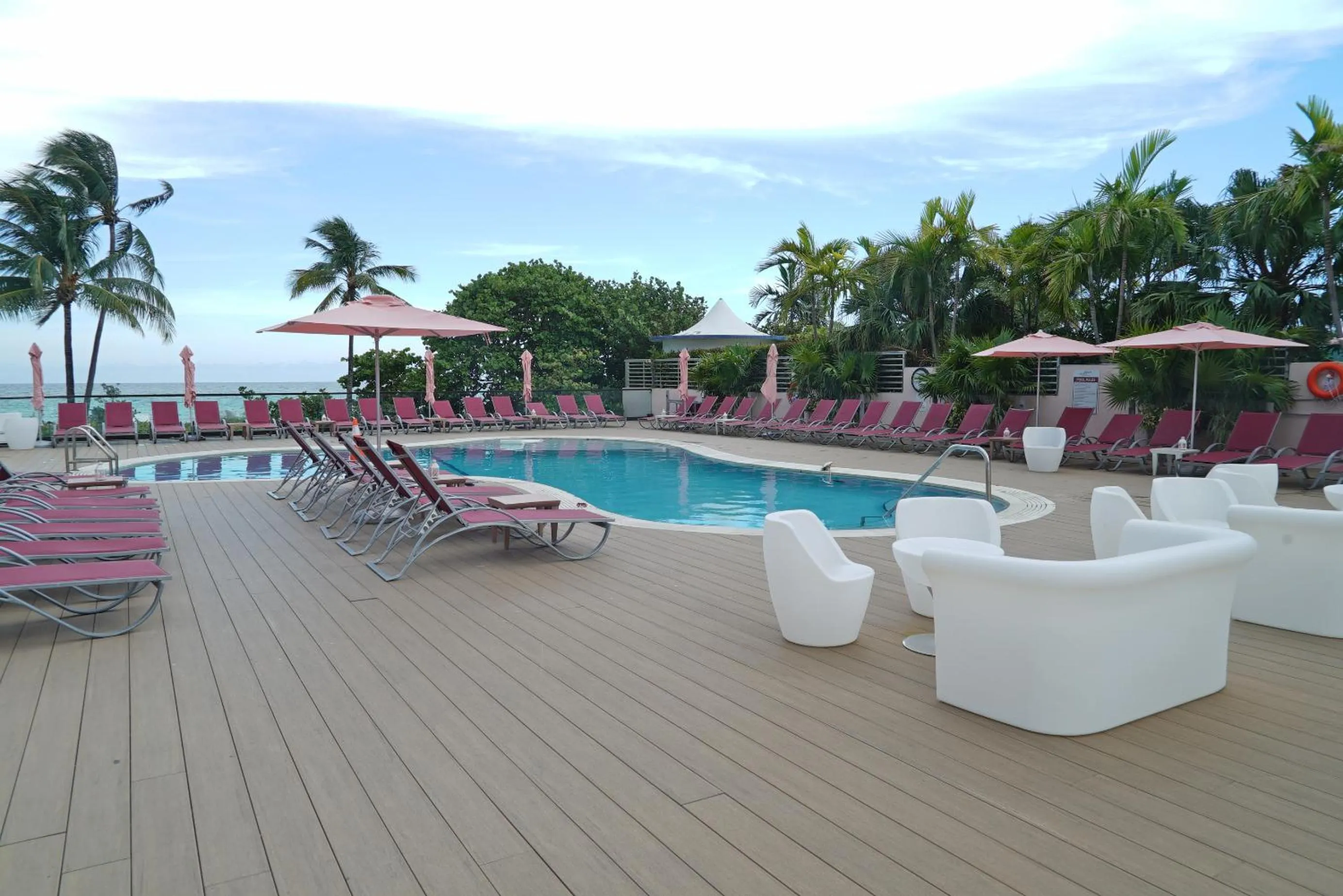Swimming pool in Deluxe Apartments by South Florida Vacations