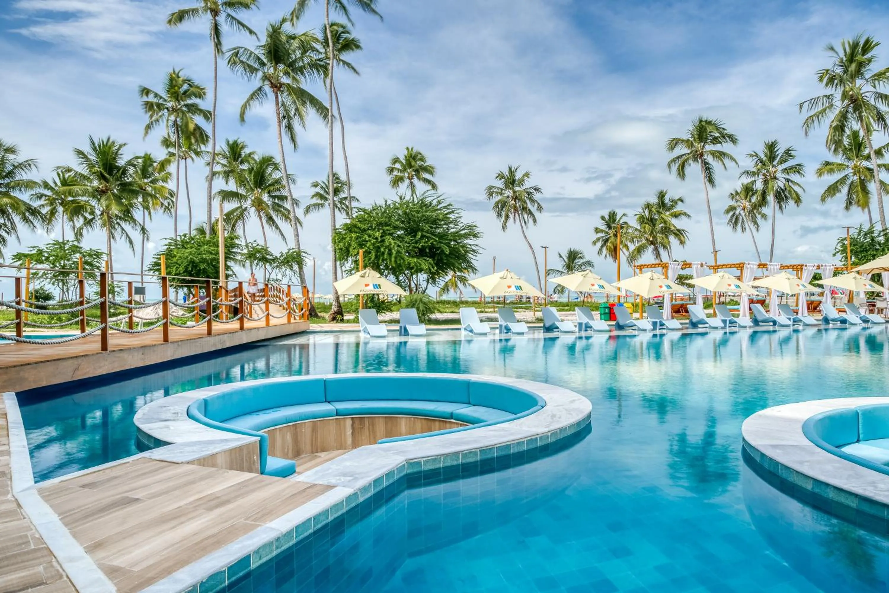 Pool view in Maragogi Brisa Exclusive Hotel