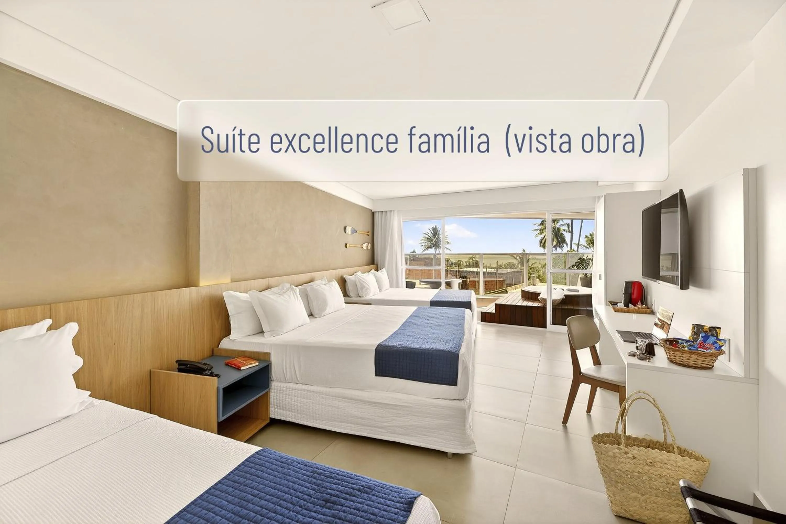 View (from property/room), Bed in Maragogi Brisa Exclusive Hotel