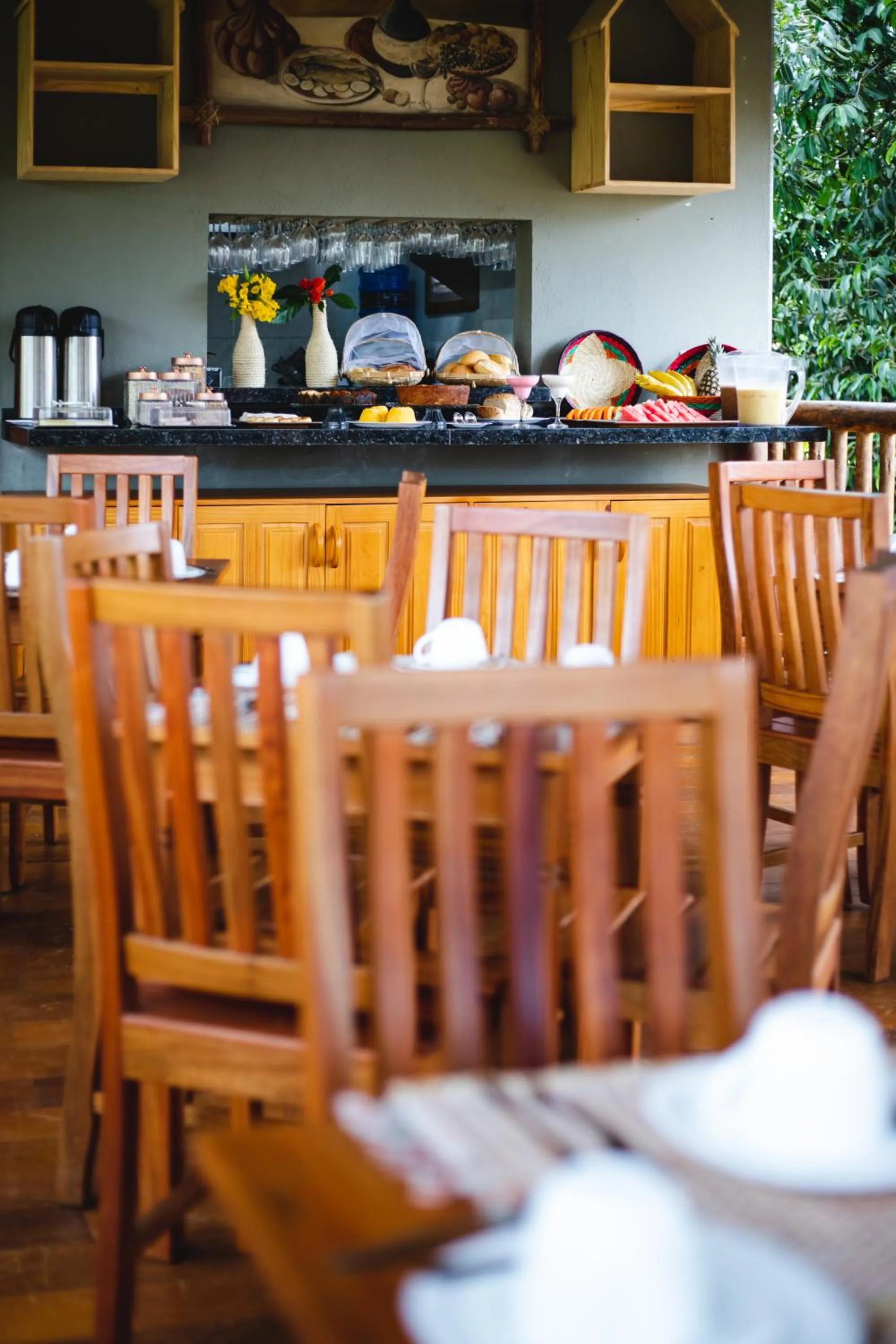 Breakfast in UNKUÉ POUSADA FLATS