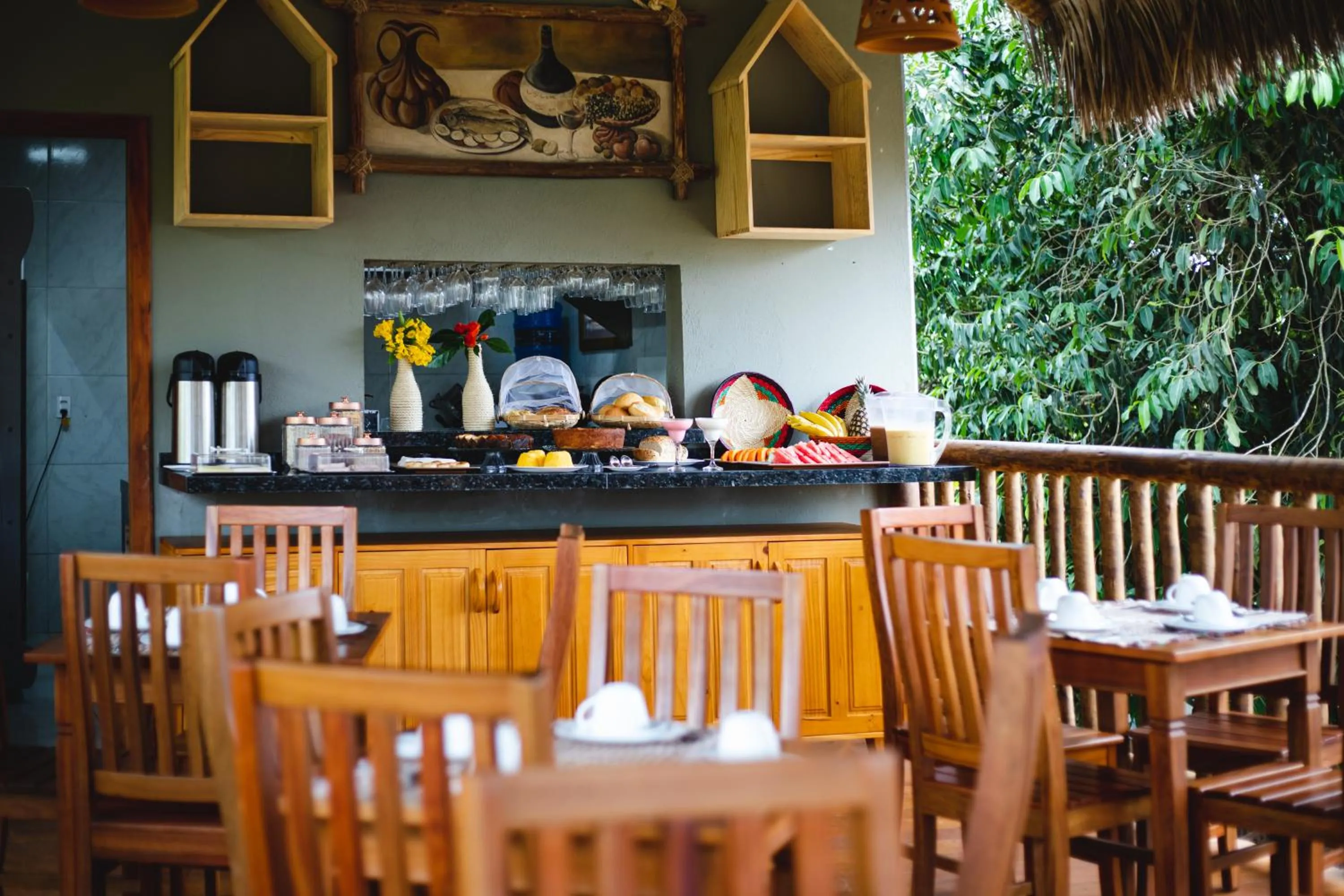 Breakfast in UNKUÉ POUSADA FLATS