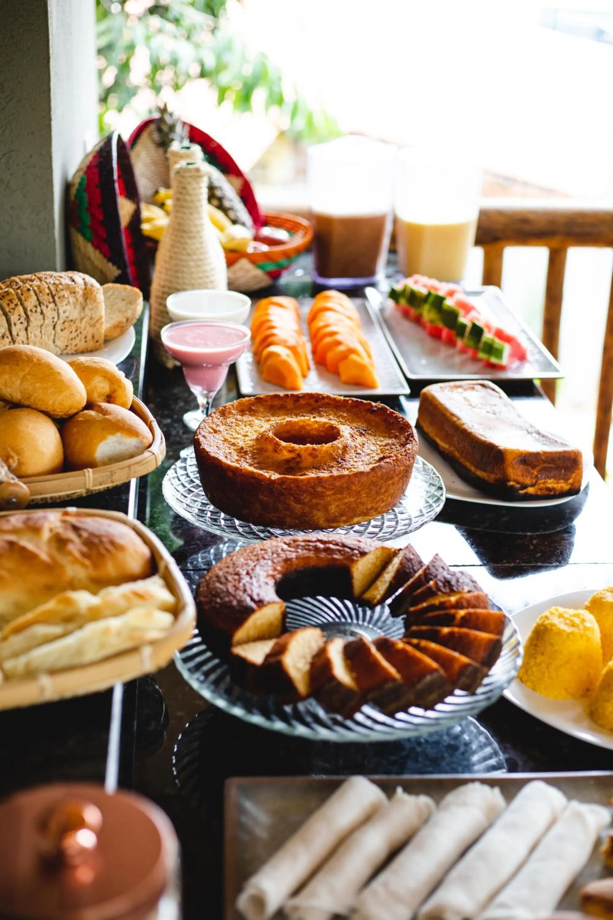 Breakfast in UNKUÉ POUSADA FLATS