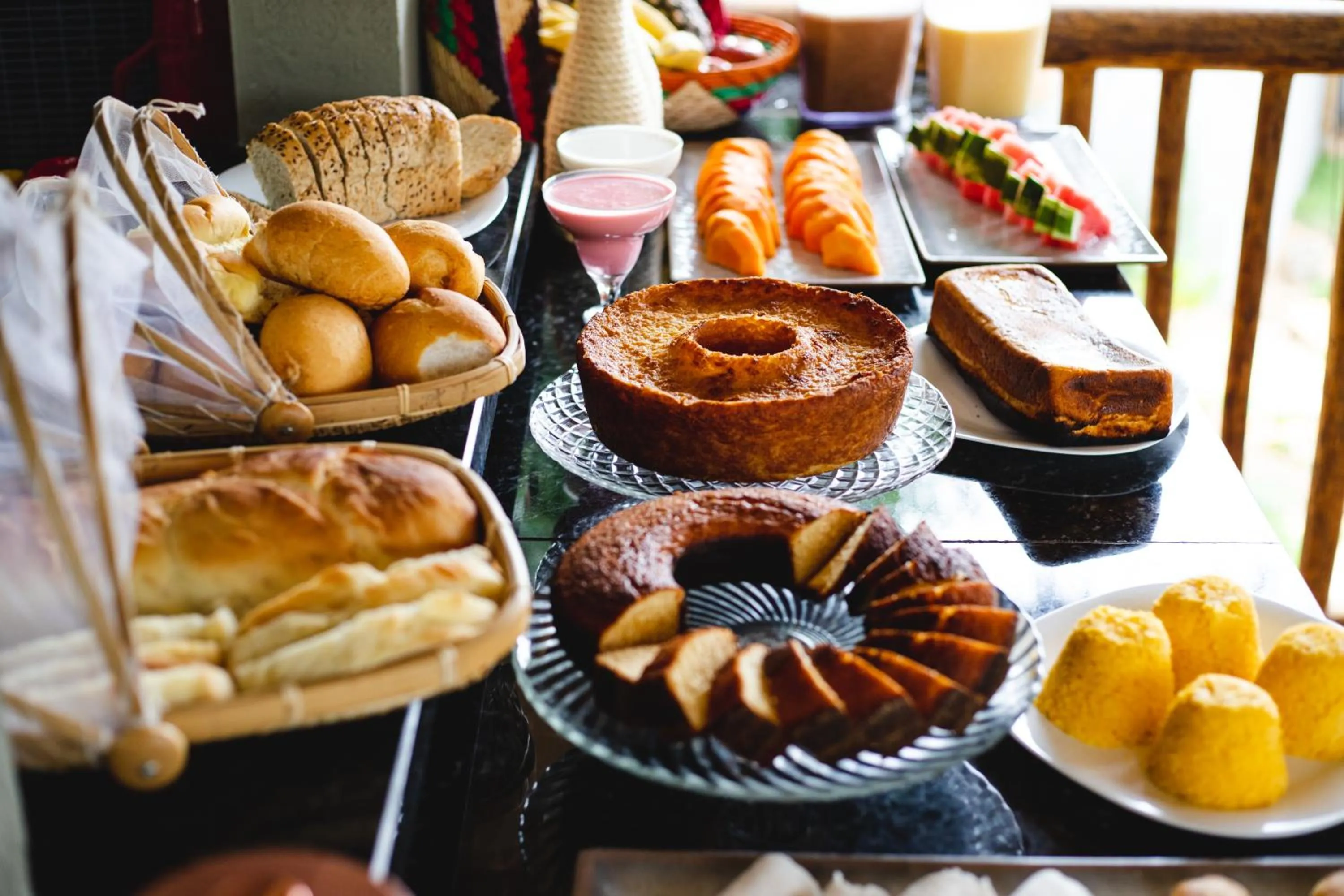 Breakfast in UNKUÉ POUSADA FLATS