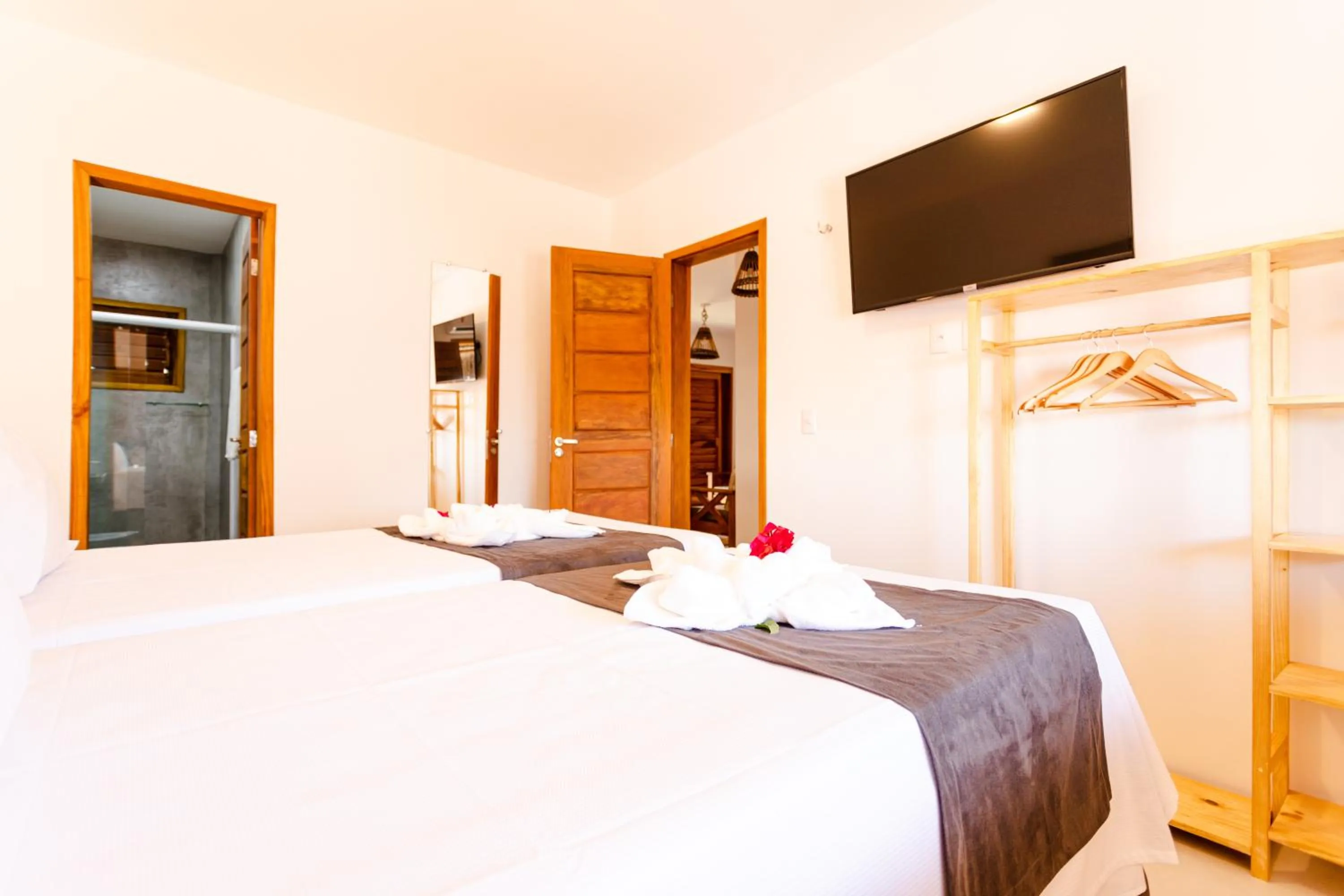 Photo of the whole room, Bed in UNKUÉ POUSADA FLATS