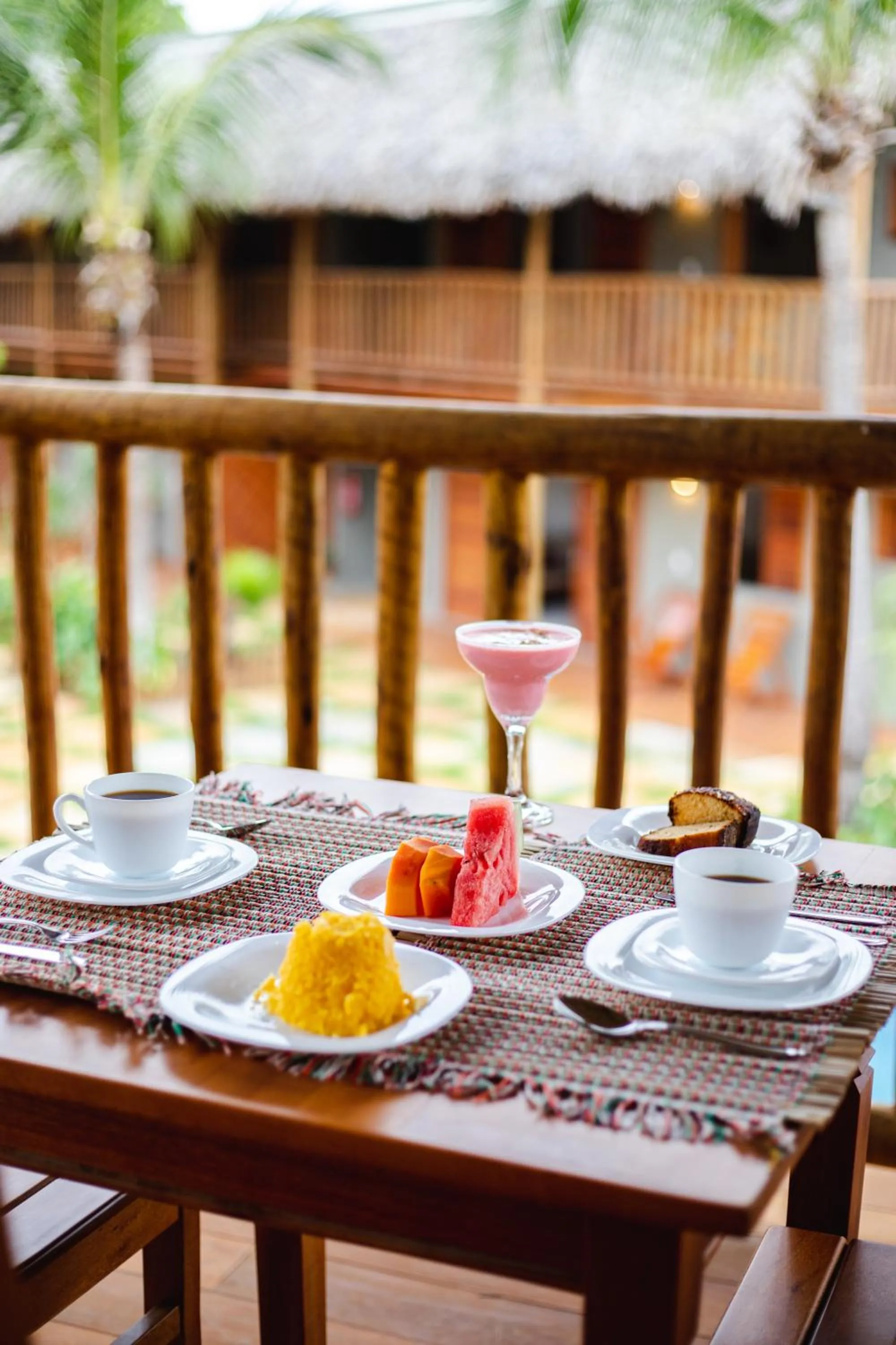 Breakfast in UNKUÉ POUSADA FLATS