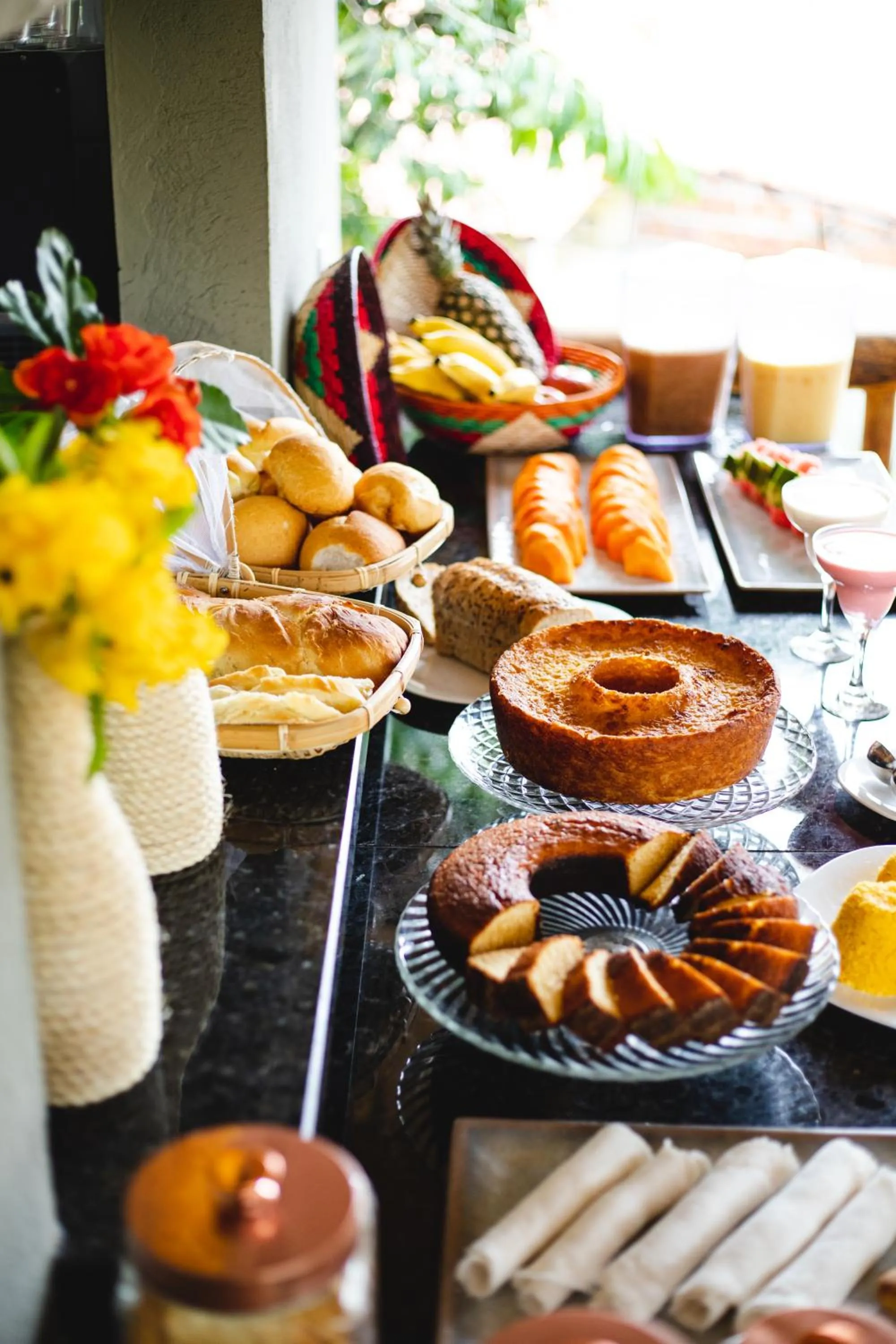 Breakfast in UNKUÉ POUSADA FLATS