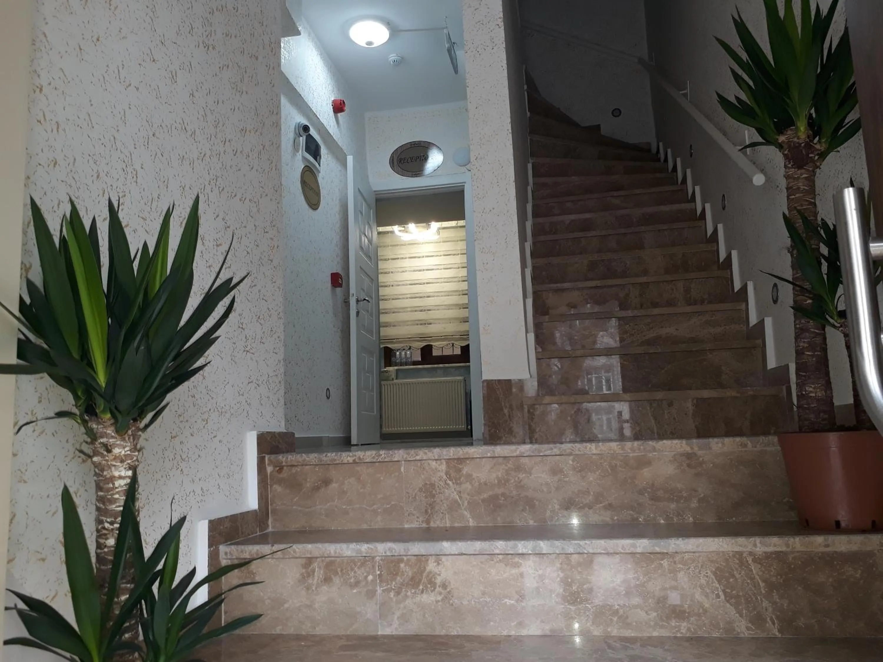 Facade/entrance in blue sail hotel