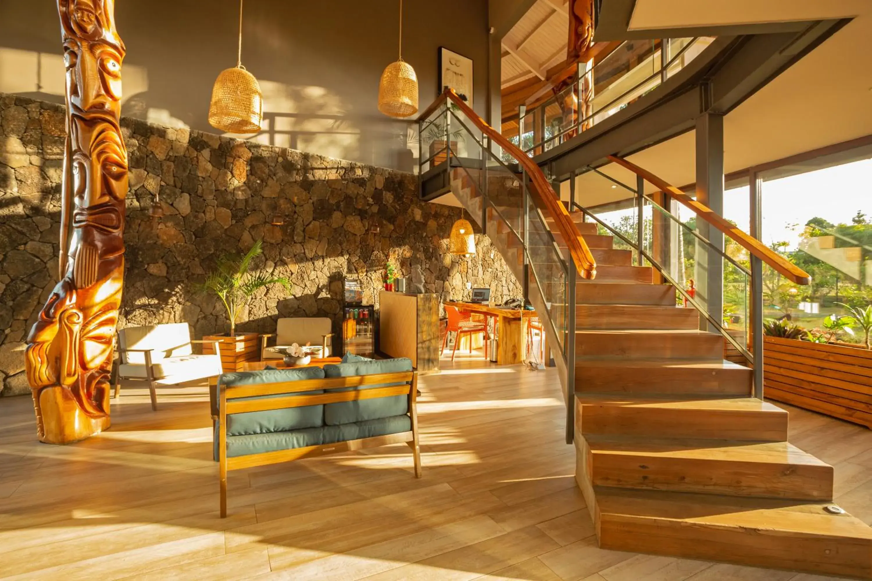 Living room in Hotel Ohana Rapa Nui Living room in Hotel Ohana Rapa Nui