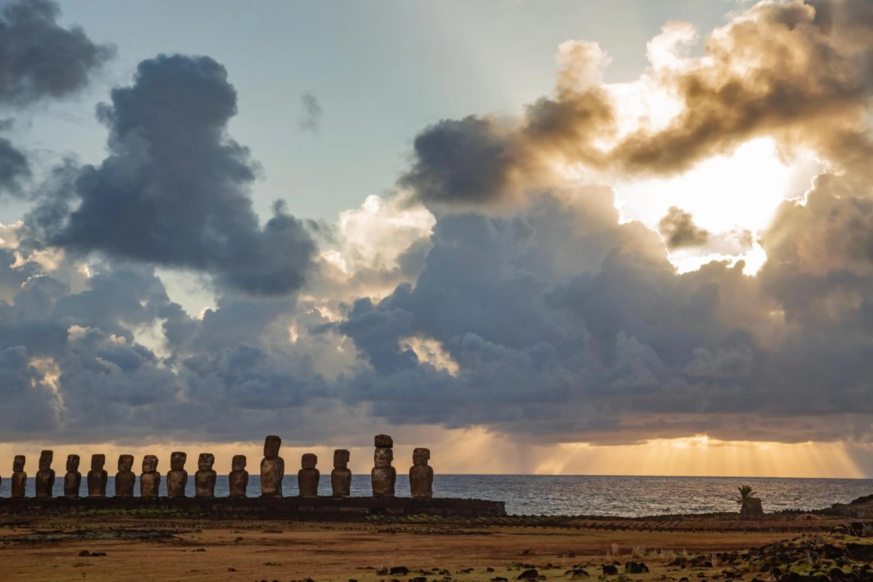Sunrise in Hotel Ohana Rapa Nui