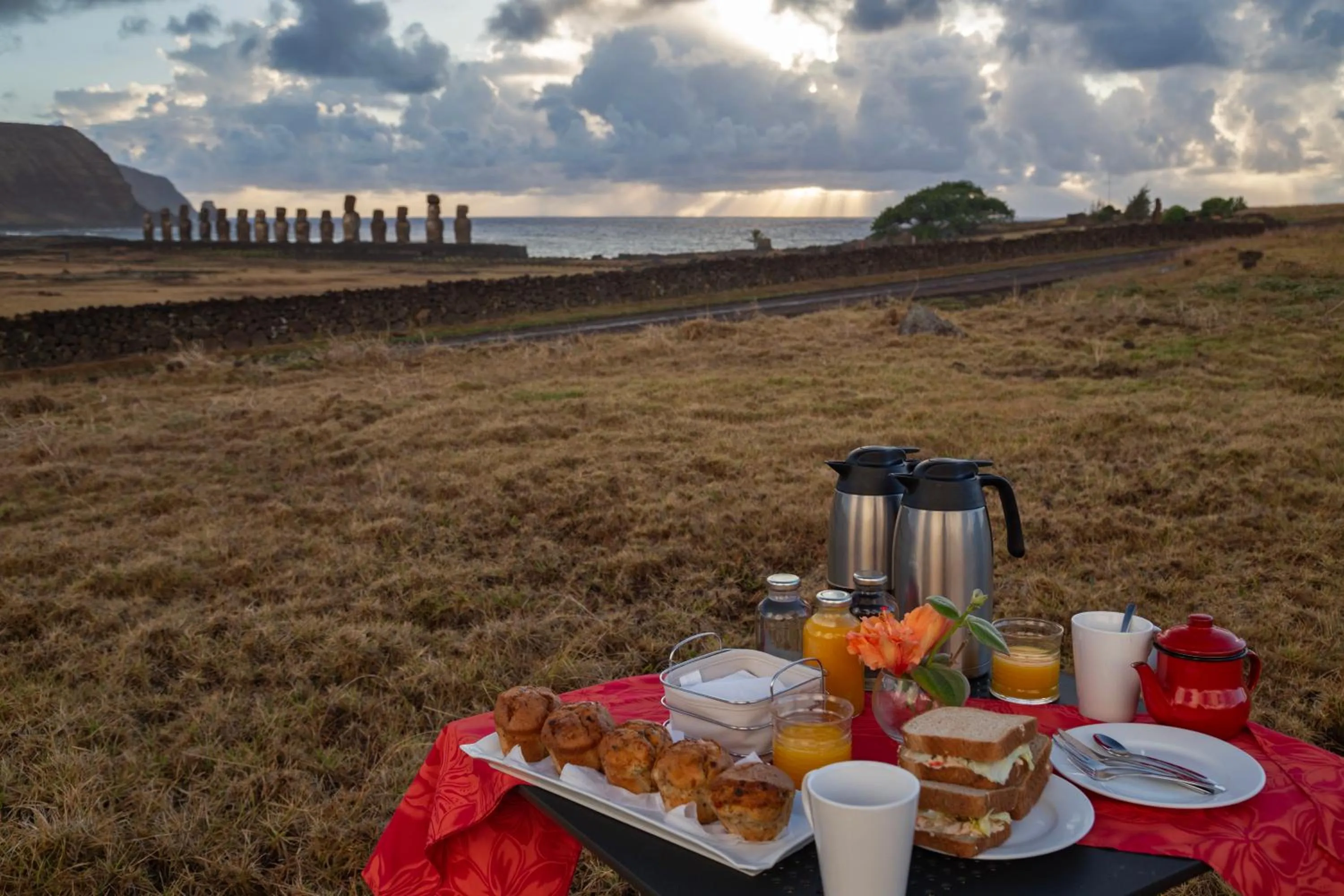 Breakfast in Hotel Ohana Rapa Nui