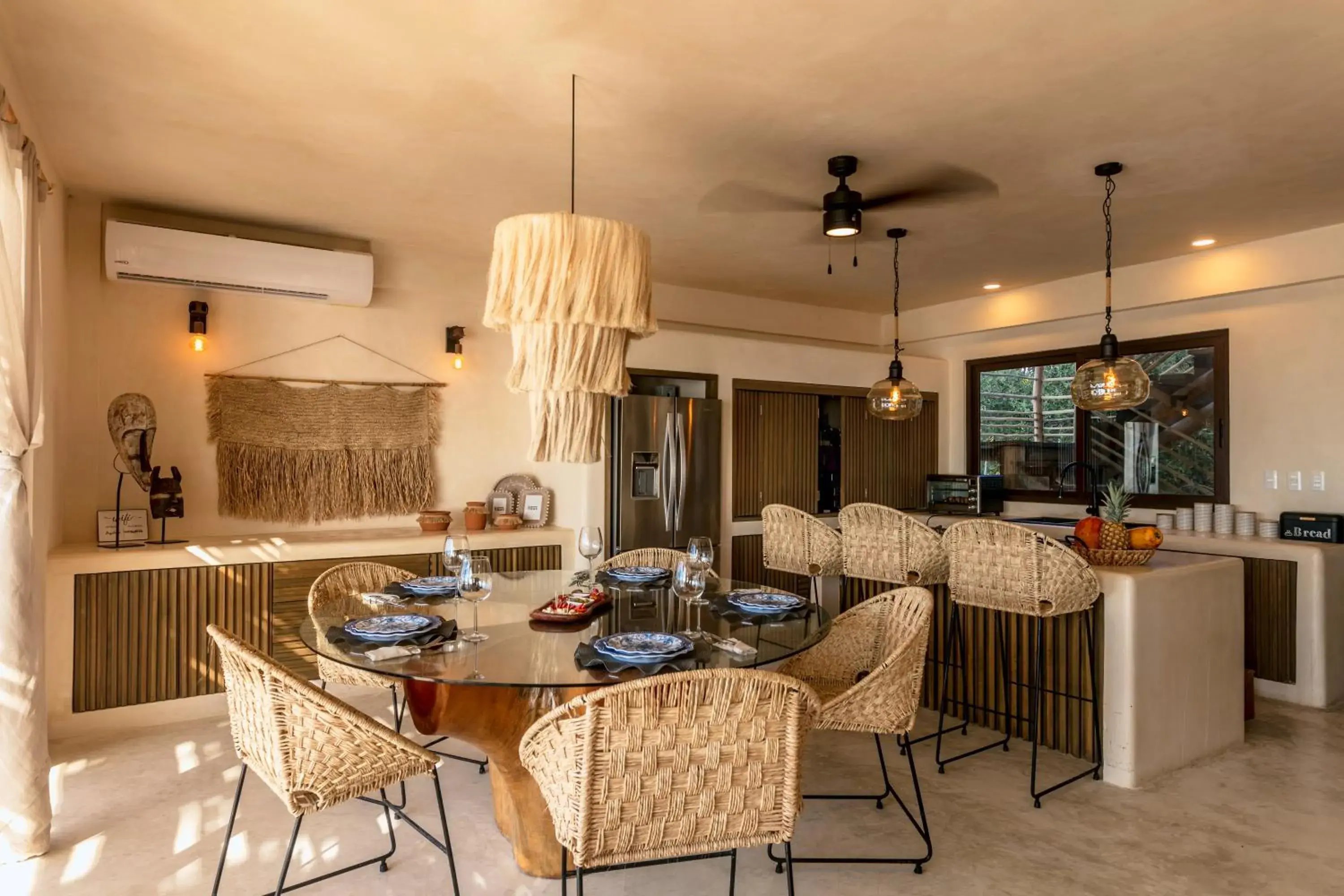 Dining area in Hotel Boutique Casa Muuch Holbox Dining area in Hotel Boutique Casa Muuch Holbox