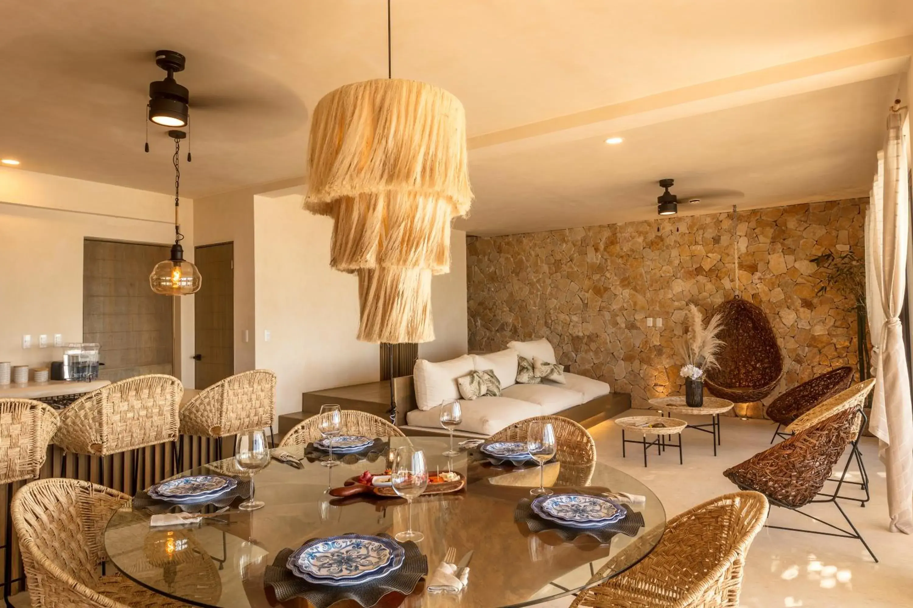 Living room in Hotel Boutique Casa Muuch Holbox Living room in Hotel Boutique Casa Muuch Holbox