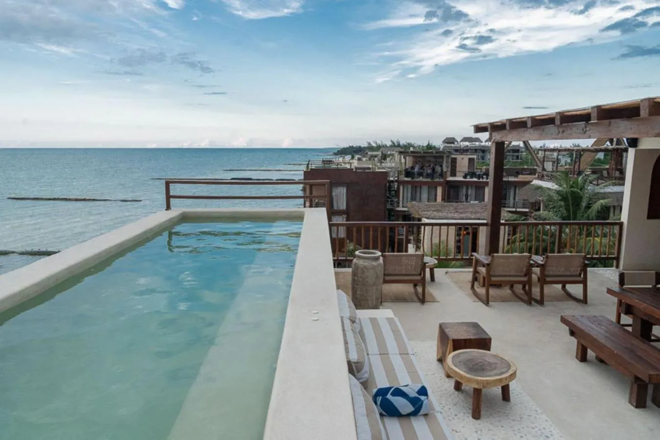 Balcony/Terrace in Hotel Boutique Casa Muuch Holbox