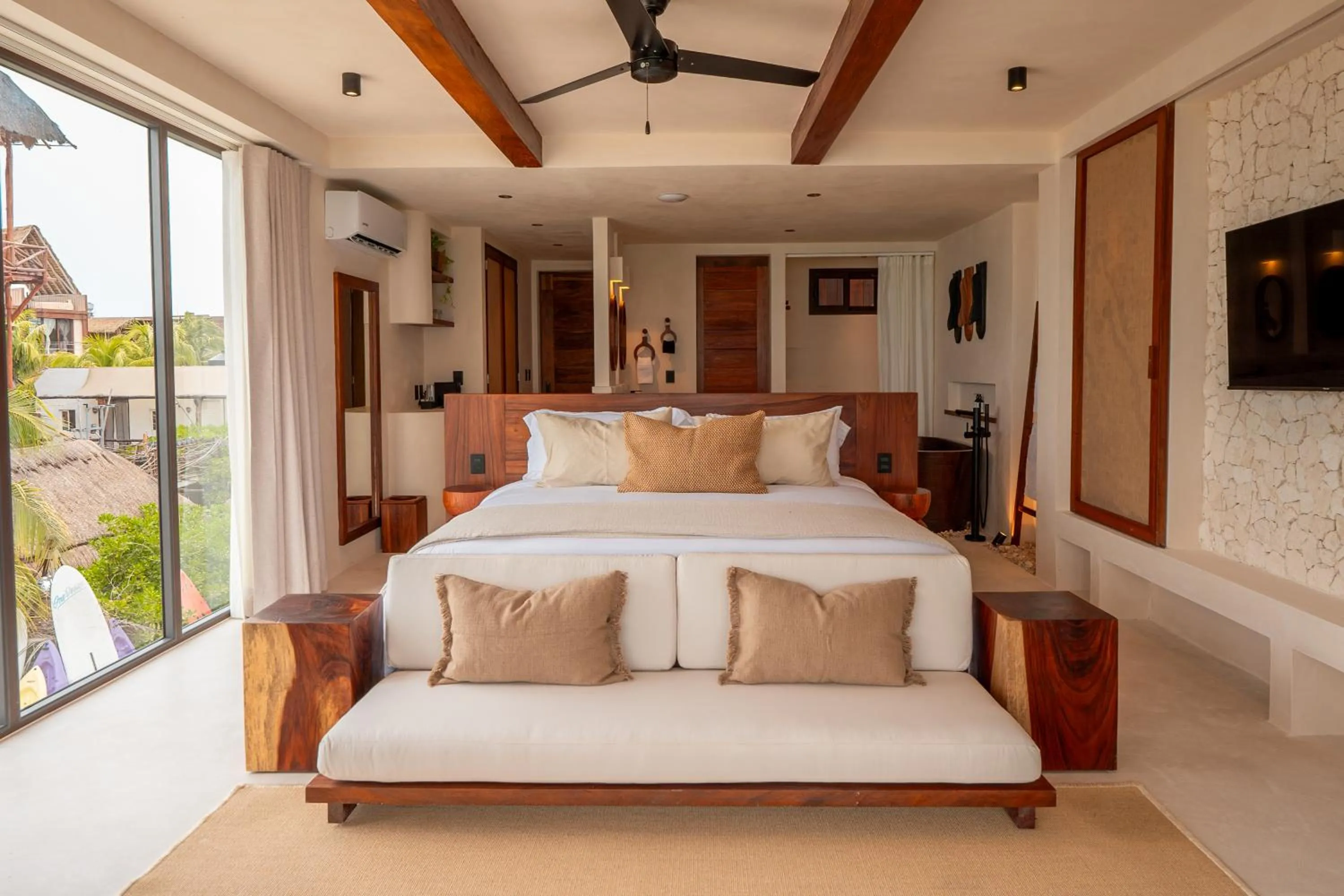 Bed in Hotel Boutique Casa Muuch Holbox