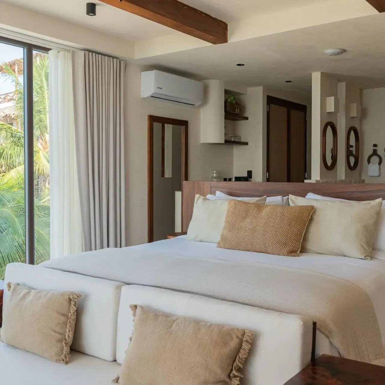 Bed in Hotel Boutique Casa Muuch Holbox Bed in Hotel Boutique Casa Muuch Holbox