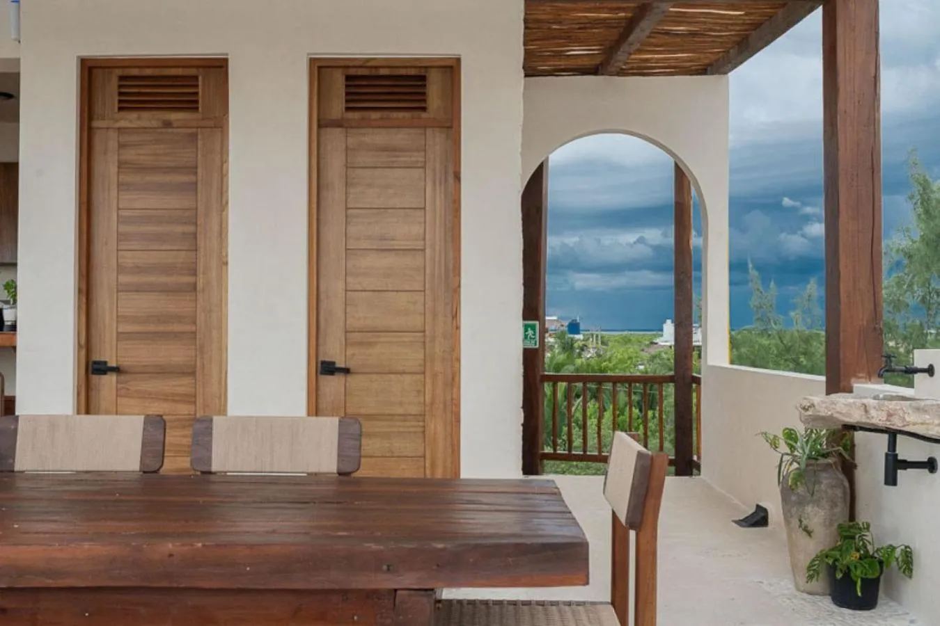 Balcony/Terrace in Hotel Boutique Casa Muuch Holbox