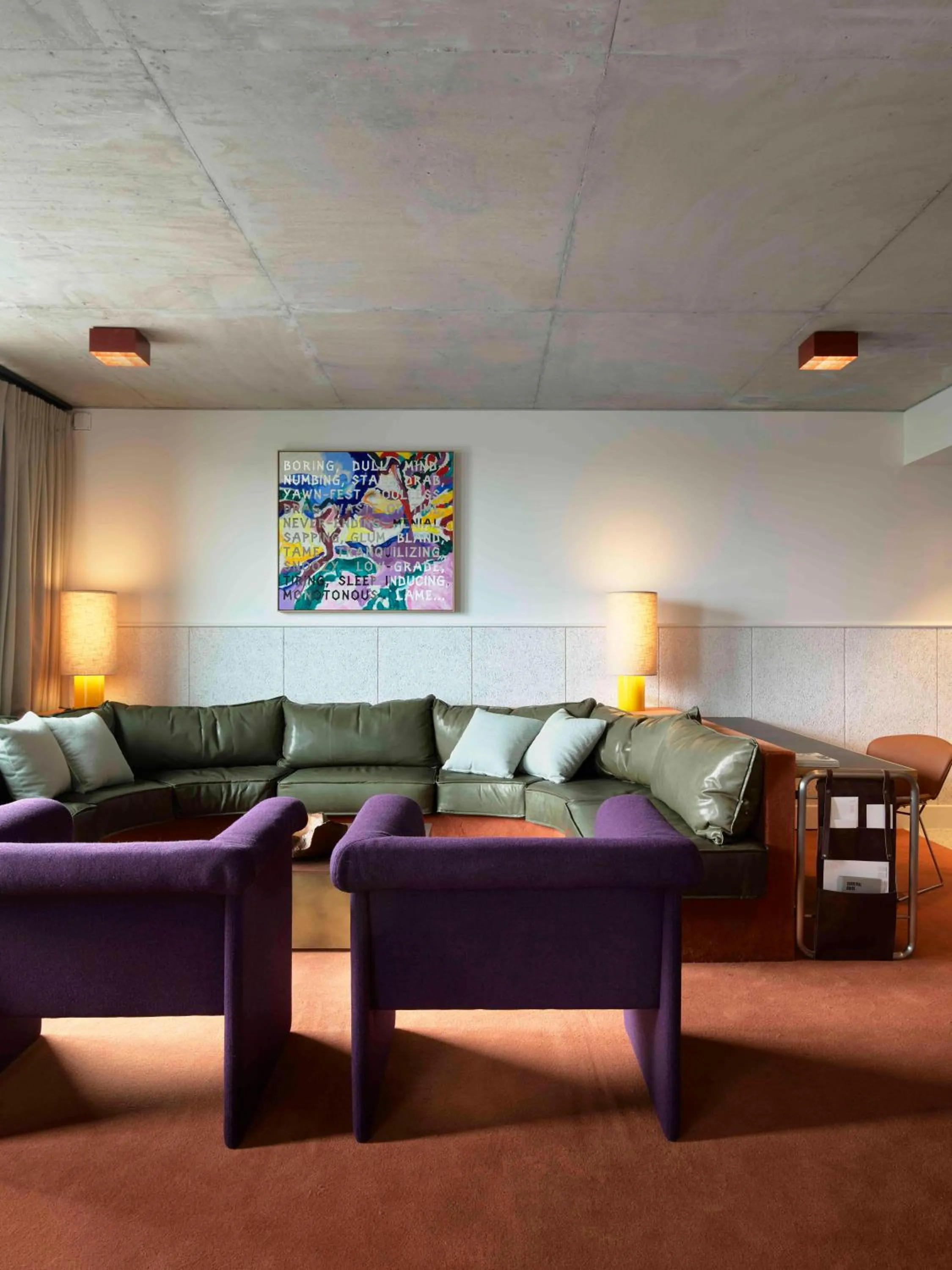 Living room in Ace Hotel Sydney