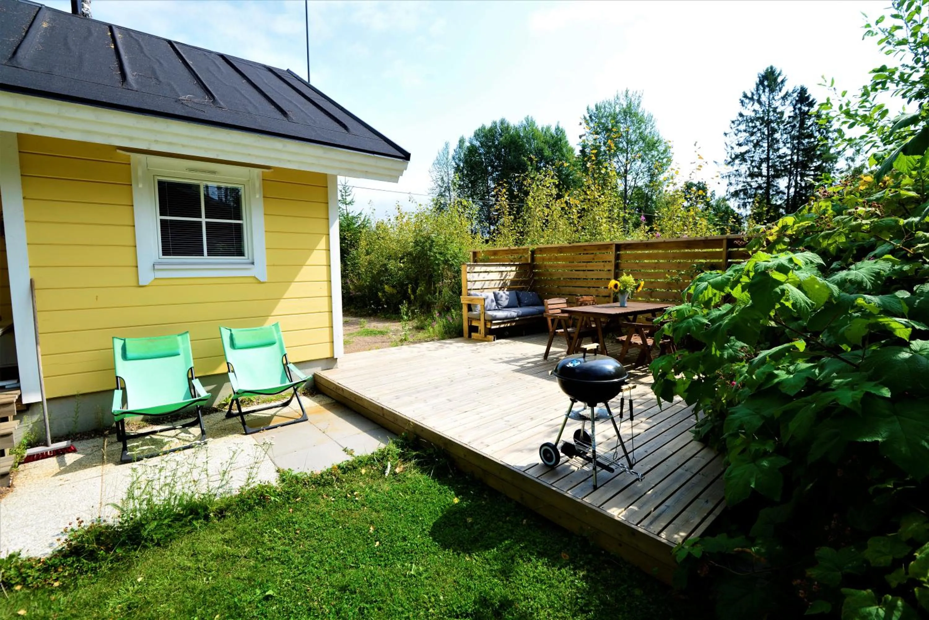 Patio in Pikku Torppa Cottage