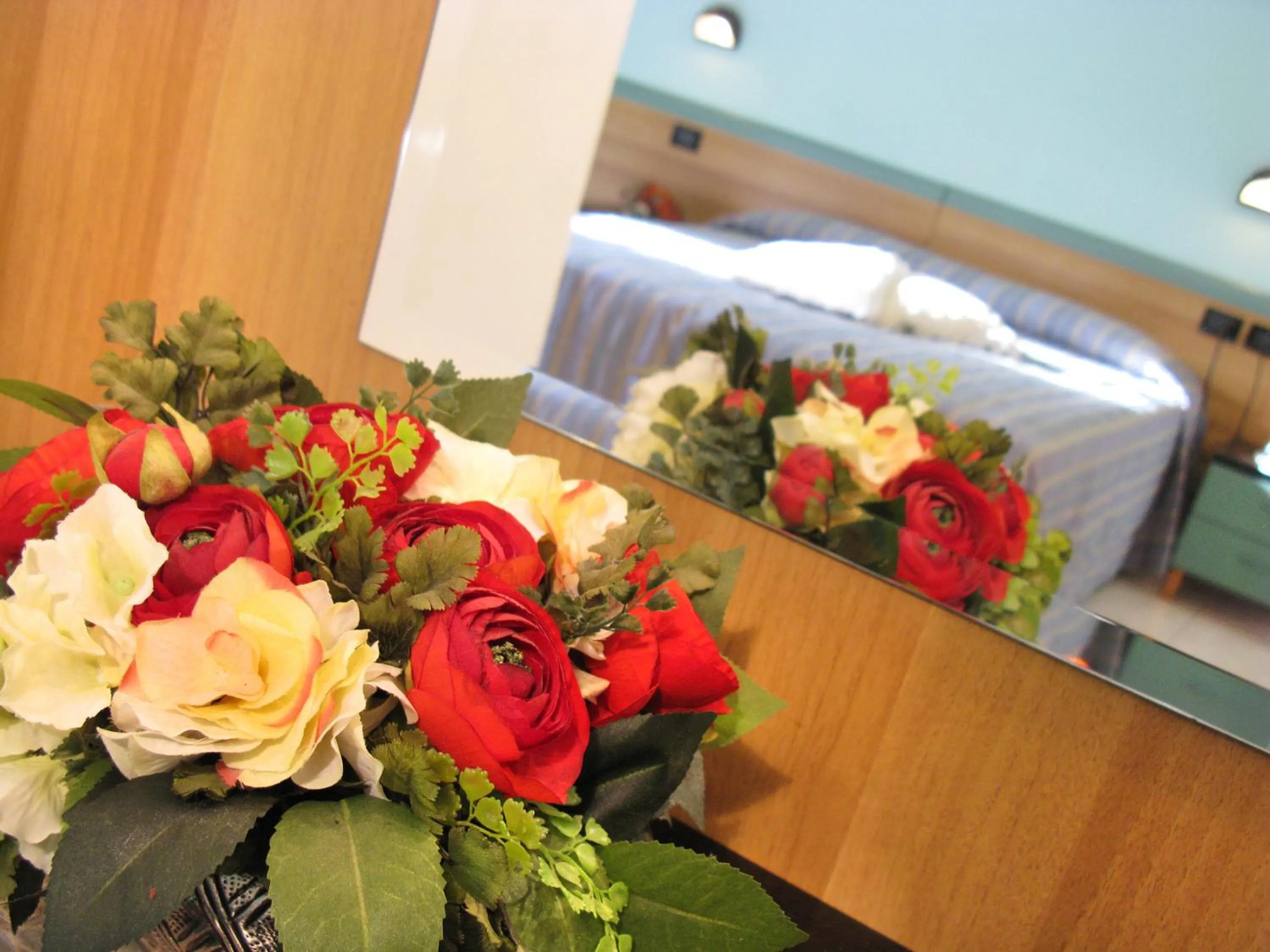 Decorative detail, Bed in Hotel Villa Luigia