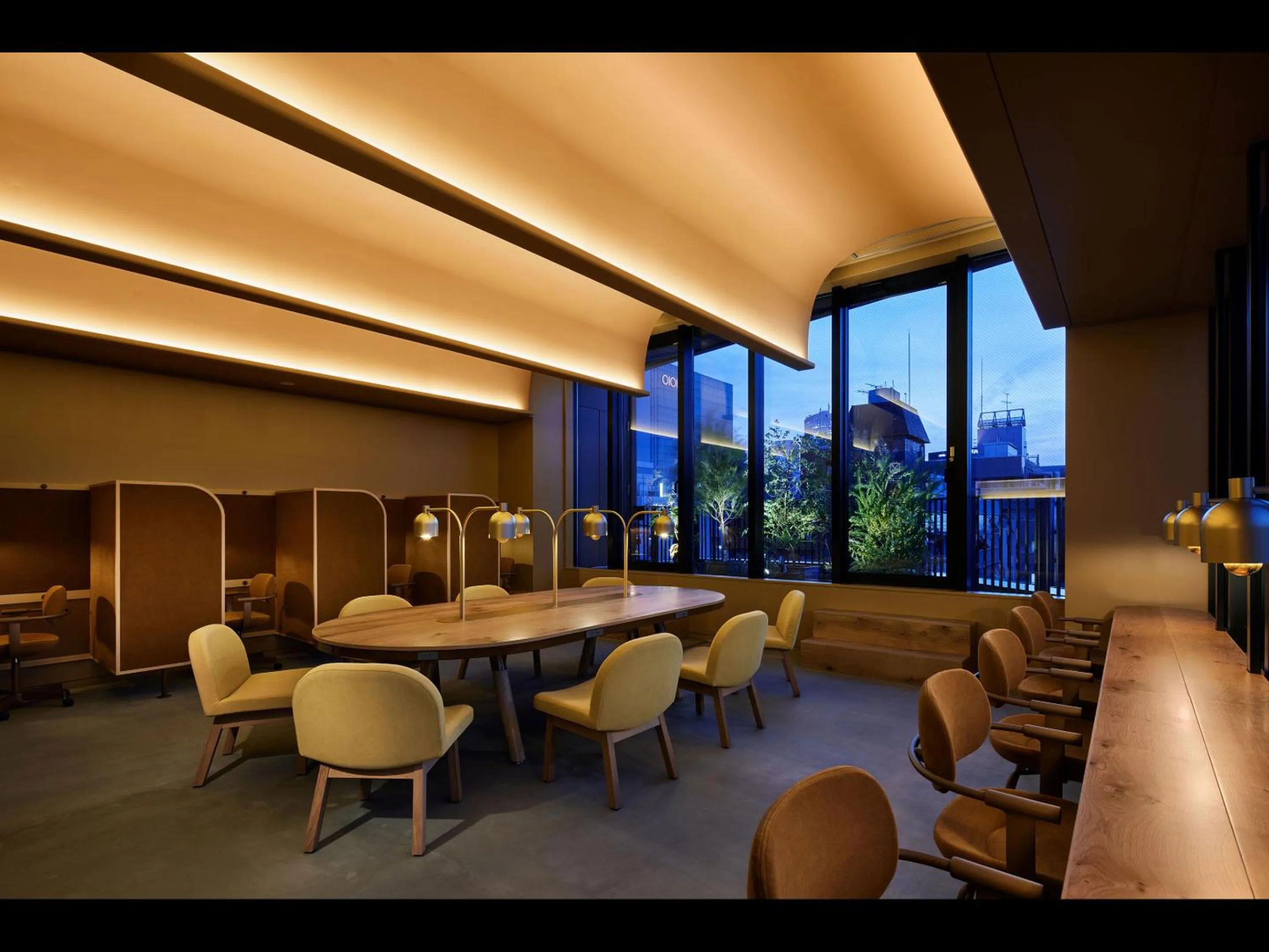 Communal lounge/ TV room in 9h nine hours woman Shinjuku