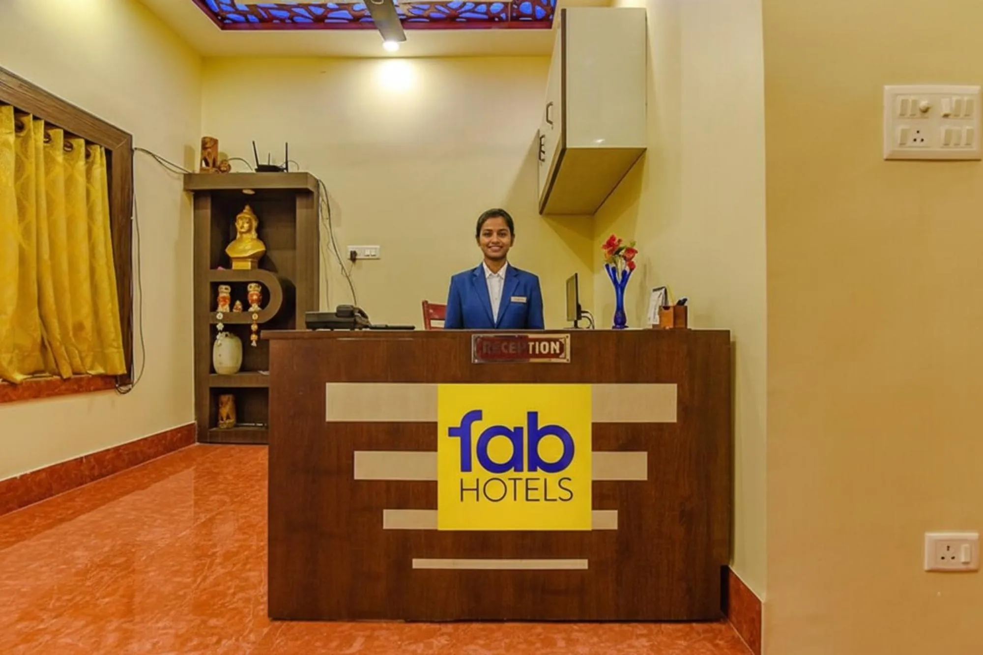 Lobby or reception in FabHotel Shivalya