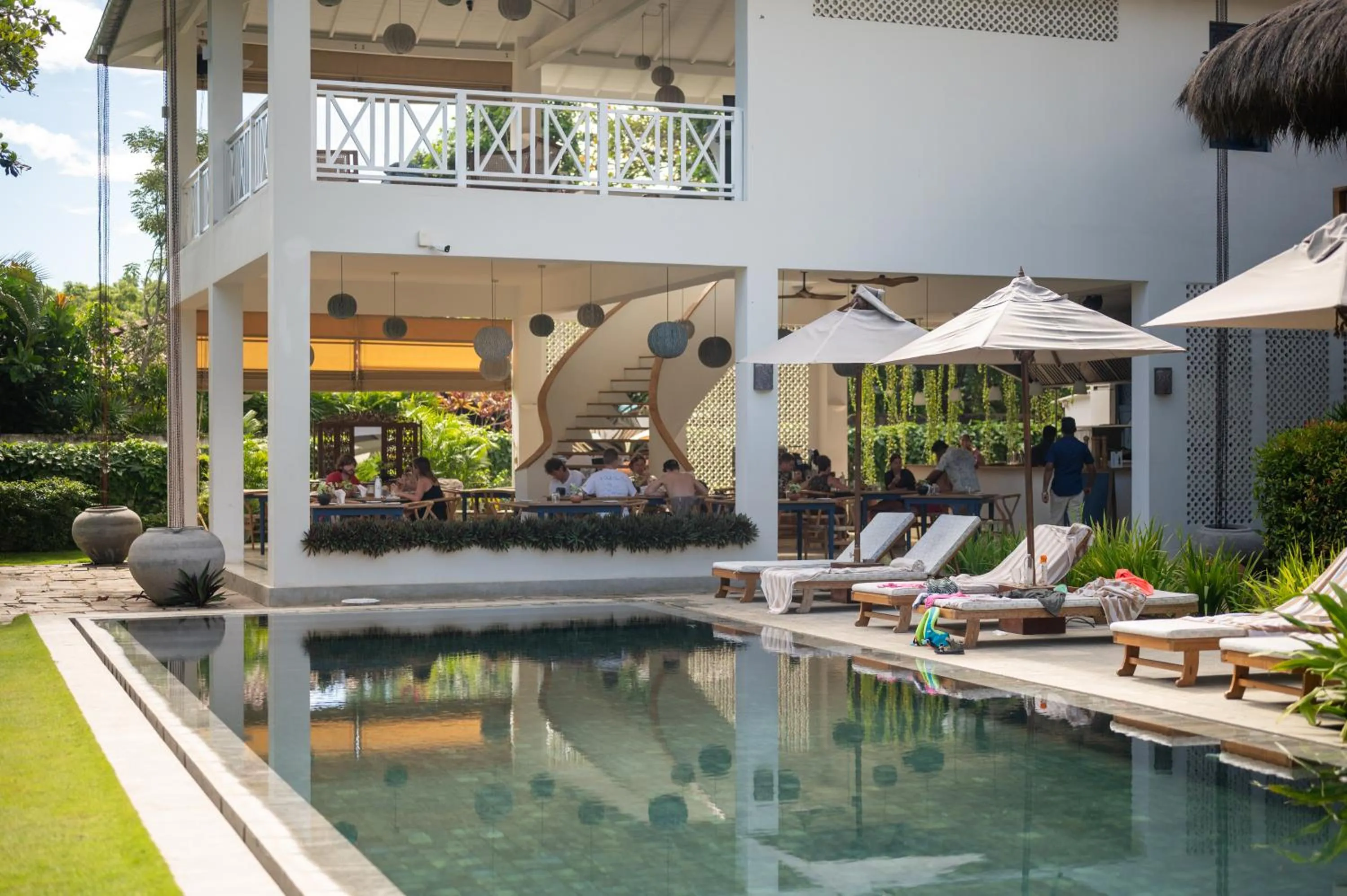 Swimming pool in Halcyon Mawella