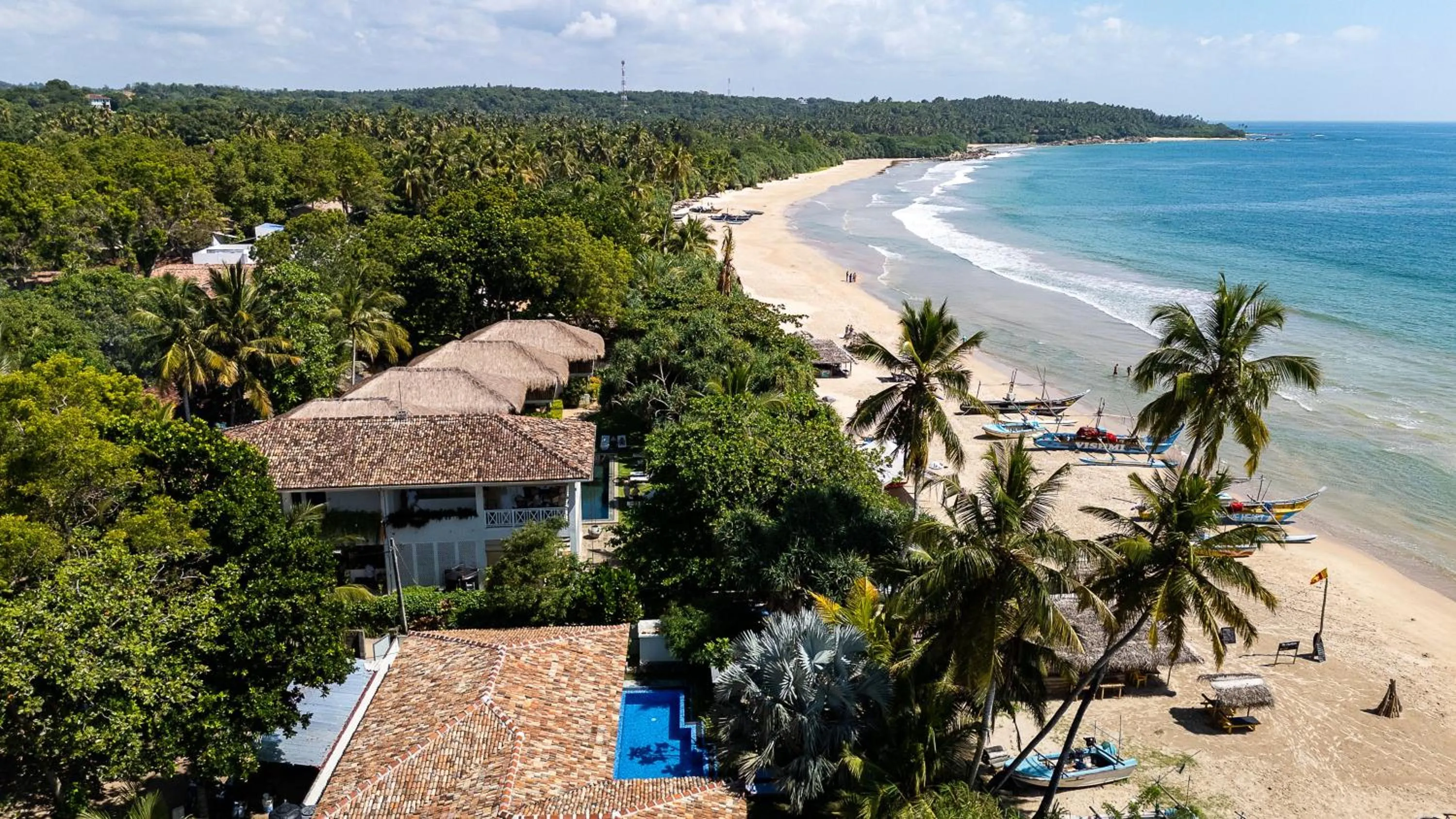 Beach in Halcyon Mawella