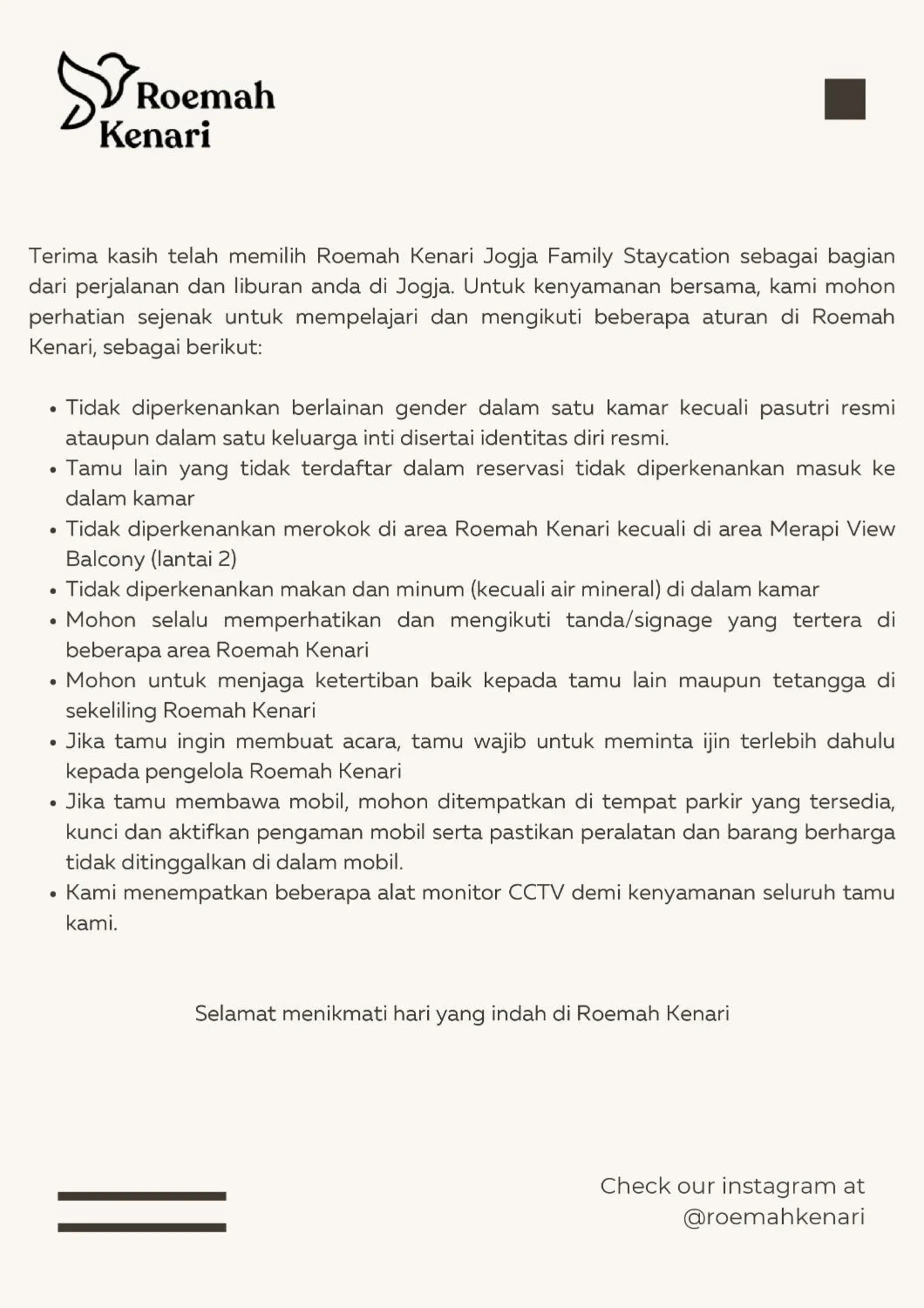 Property building in Roemah Kenari Property building in Roemah Kenari