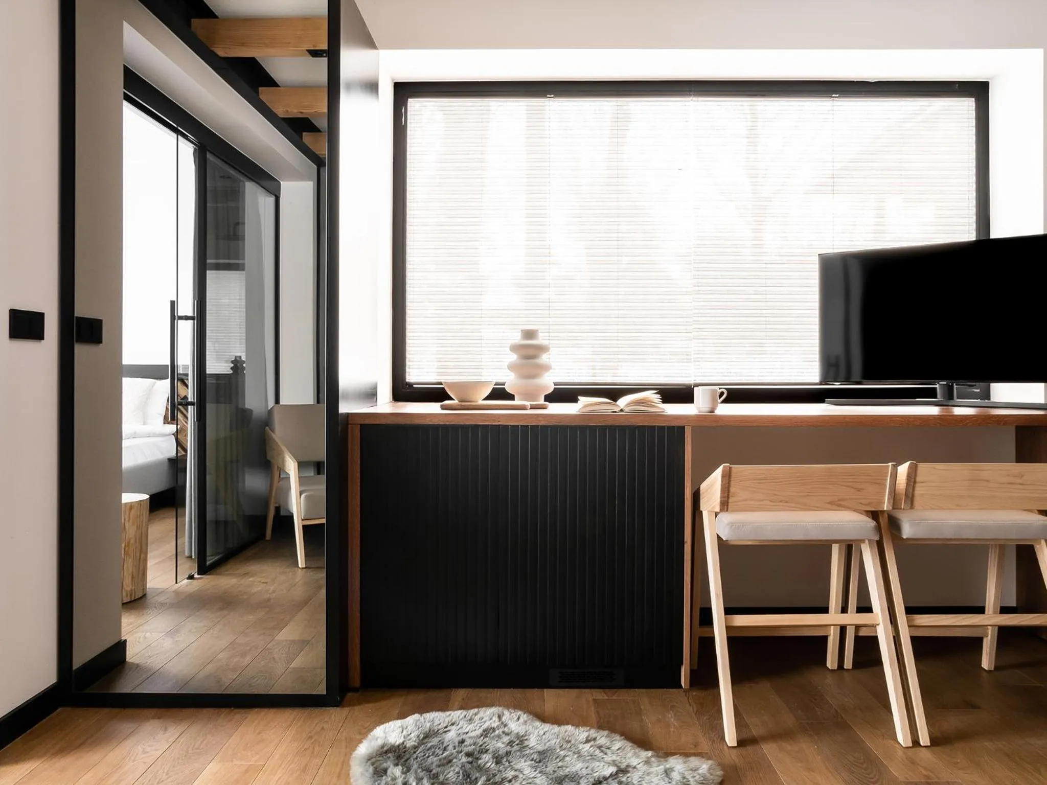 TV and multimedia in Villa T Apartments & SPA