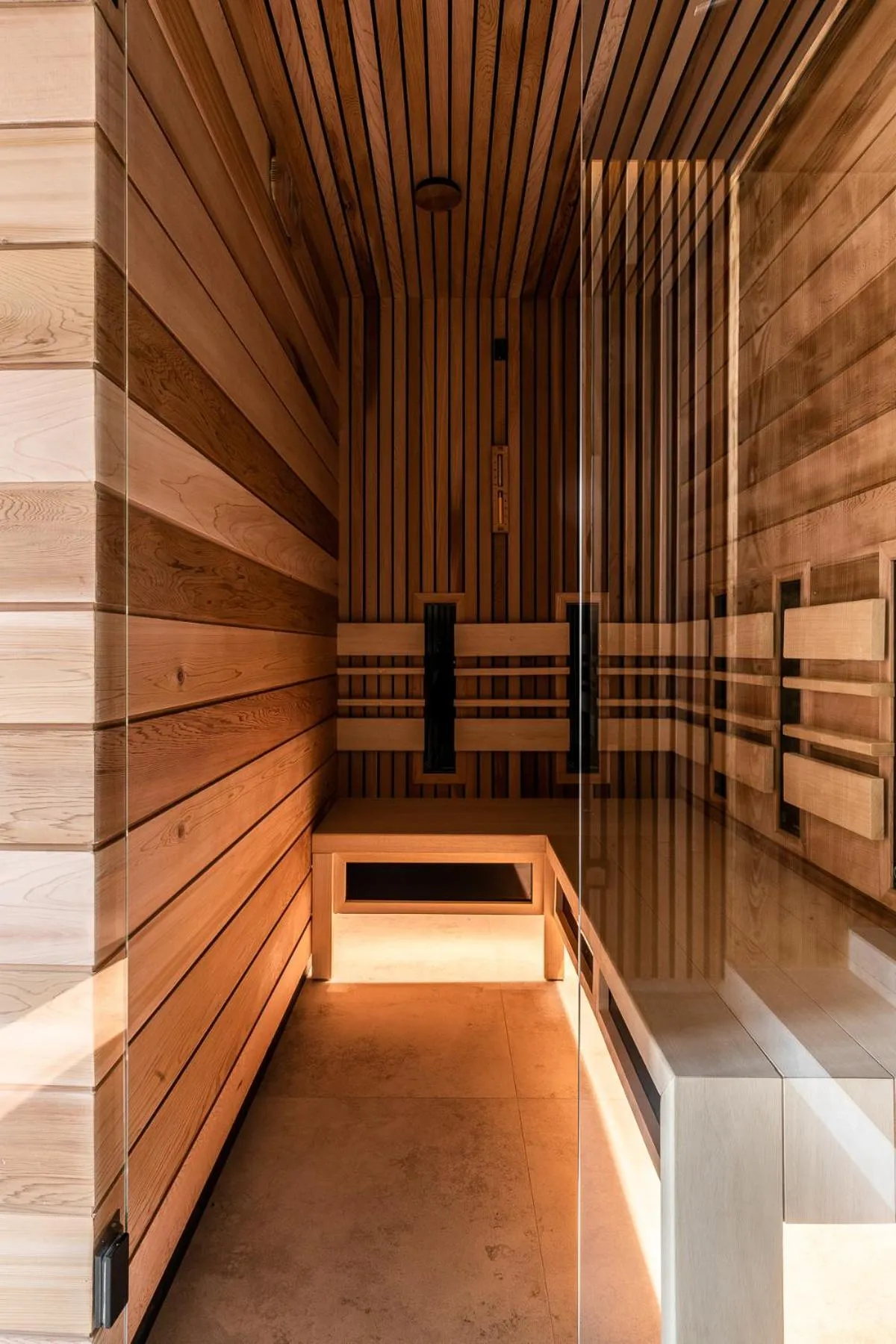 Sauna in Villa T Apartments & SPA