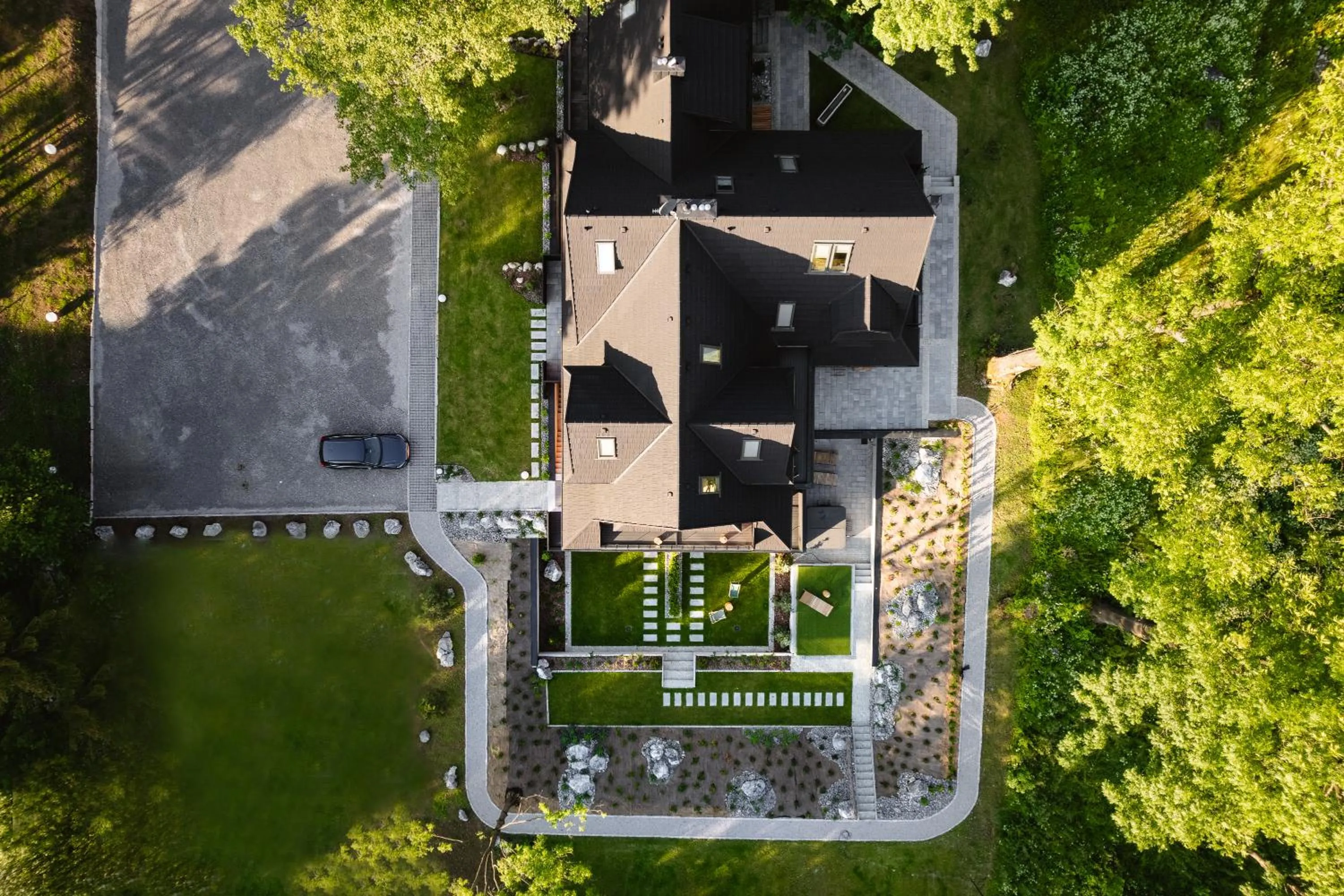 Garden in Villa T Apartments & SPA